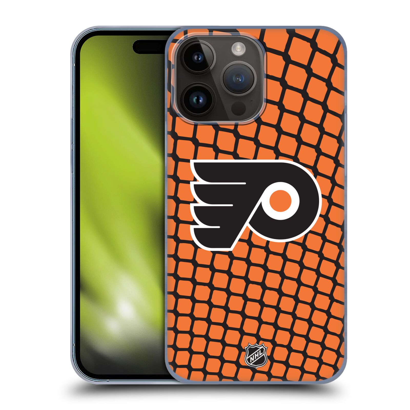 Plastový obal HEAD CASE na mobil Apple Iphone 15 PRO MAX  Hokej NHL - Philadelphia Flyers - Znak v brance
