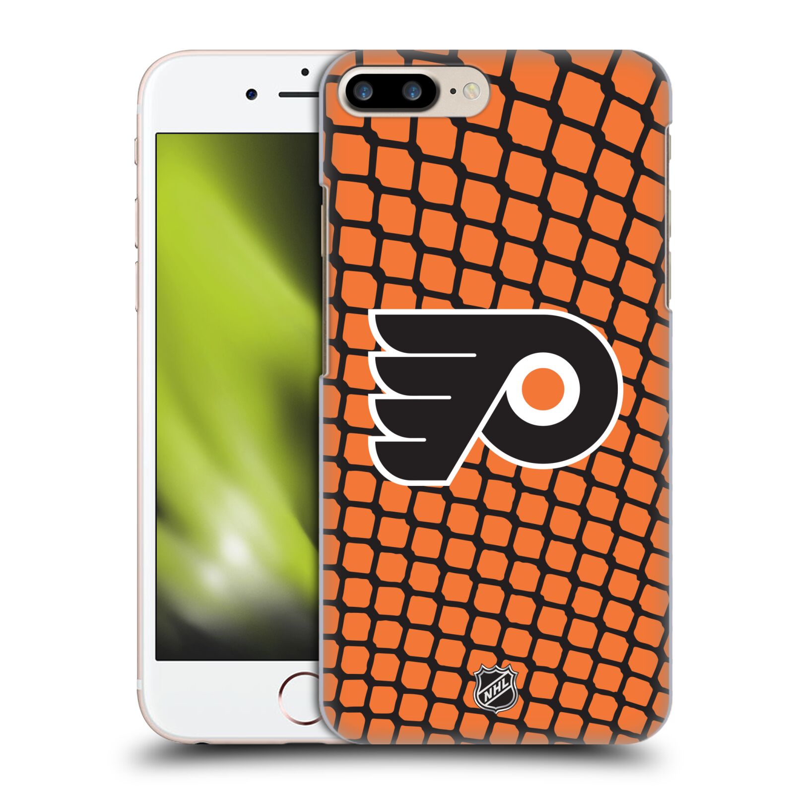 Pouzdro na mobil Apple Iphone 7/8 PLUS - HEAD CASE - Hokej NHL - Philadelphia Flyers - Znak v brance
