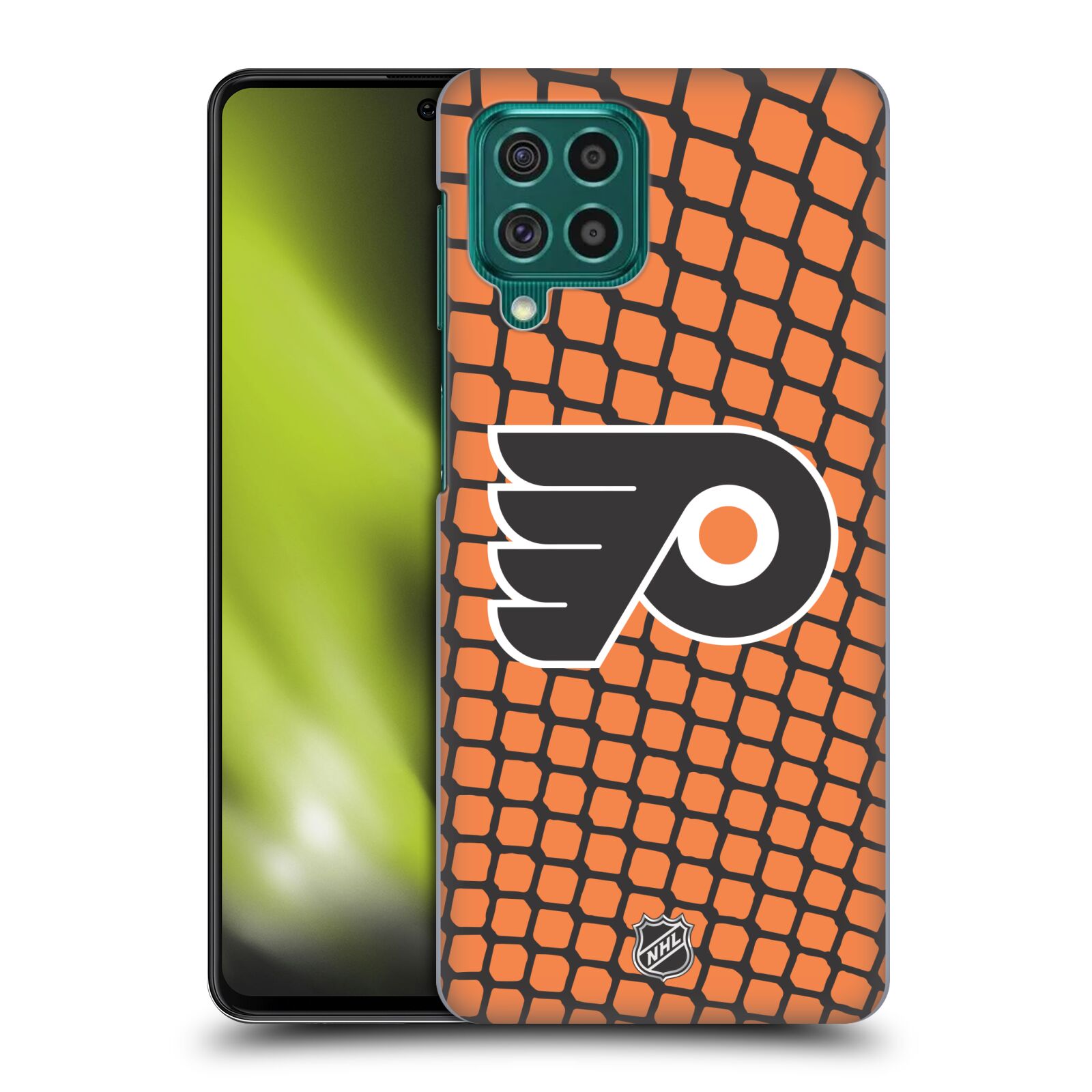 Pouzdro na mobil Samsung Galaxy M62 - HEAD CASE - Hokej NHL - Philadelphia Flyers - Znak v brance