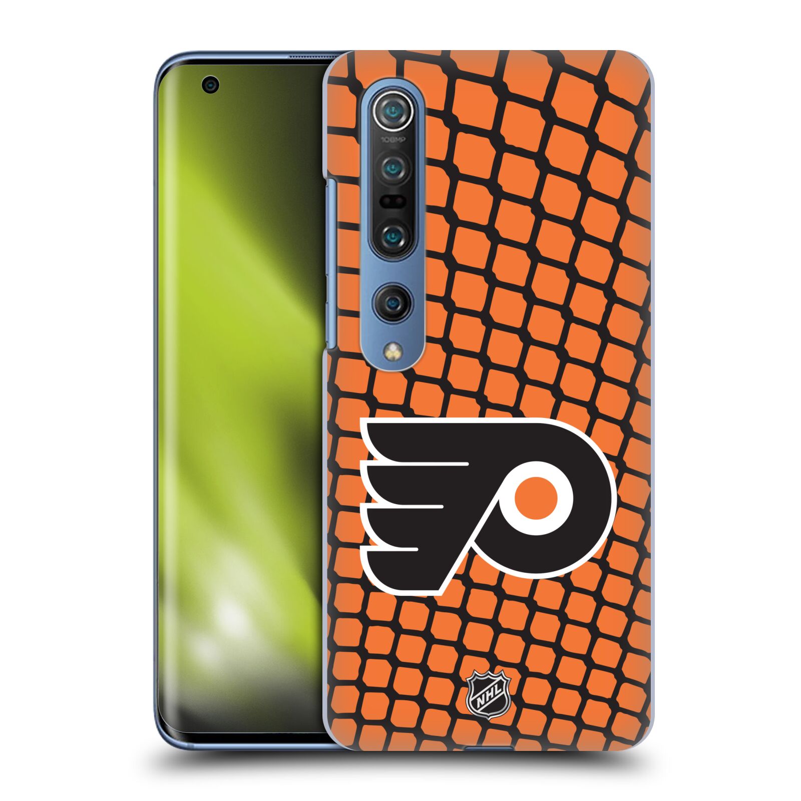 Pouzdro na mobil Xiaomi  Mi 10 5G / Mi 10 5G PRO - HEAD CASE - Hokej NHL - Philadelphia Flyers - Znak v brance