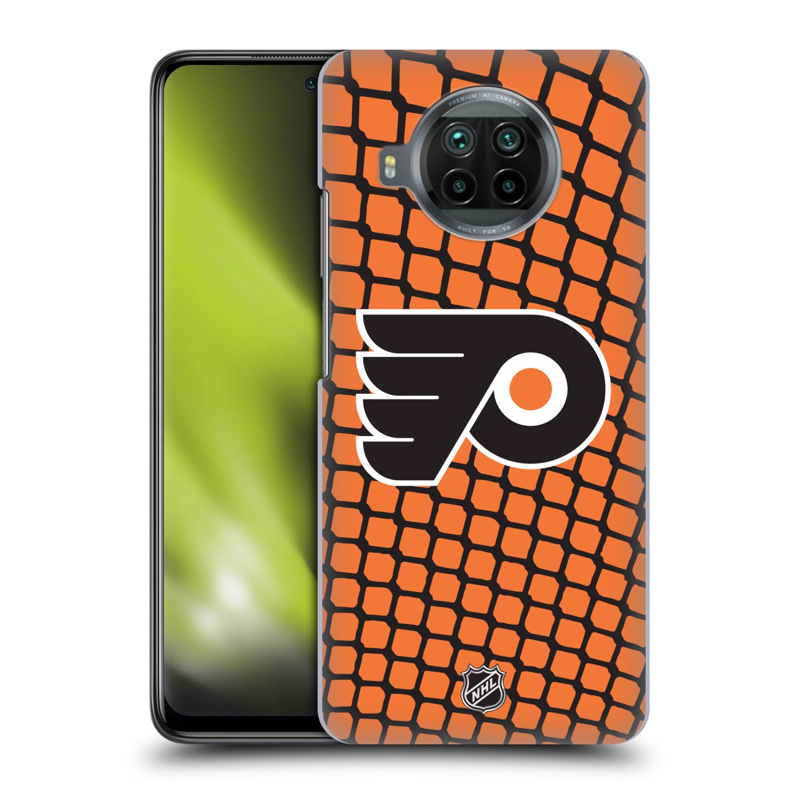Pouzdro na mobil Xiaomi  Mi 10T LITE 5G - HEAD CASE - Hokej NHL - Philadelphia Flyers - Znak v brance
