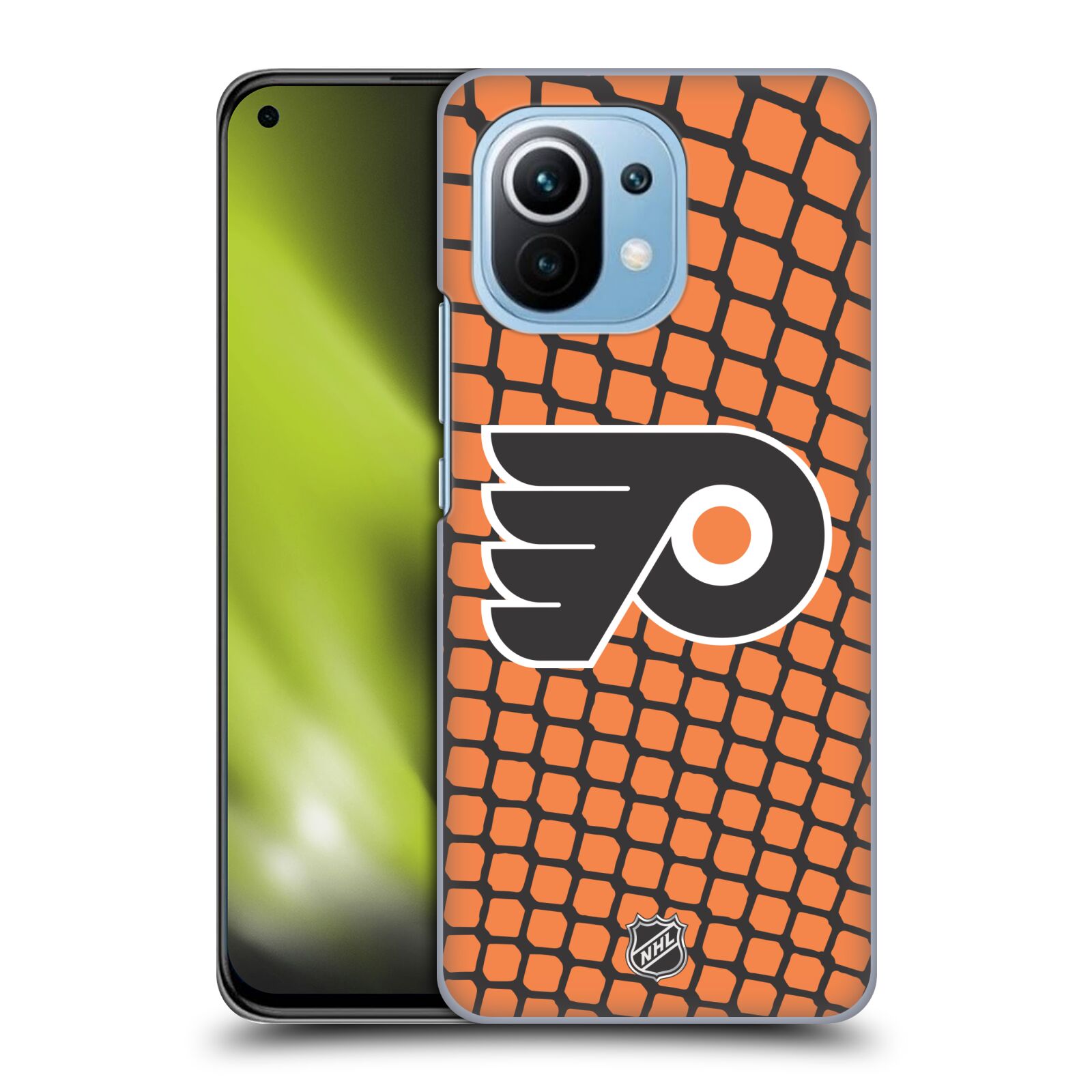 Pouzdro na mobil Xiaomi  Mi 11 - HEAD CASE - Hokej NHL - Philadelphia Flyers - Znak v brance
