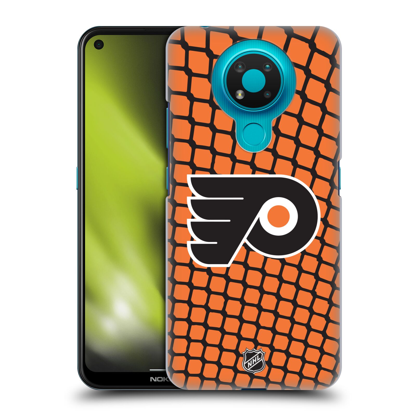 Pouzdro na mobil Nokia 3.4 - HEAD CASE - Hokej NHL - Philadelphia Flyers - Znak v brance