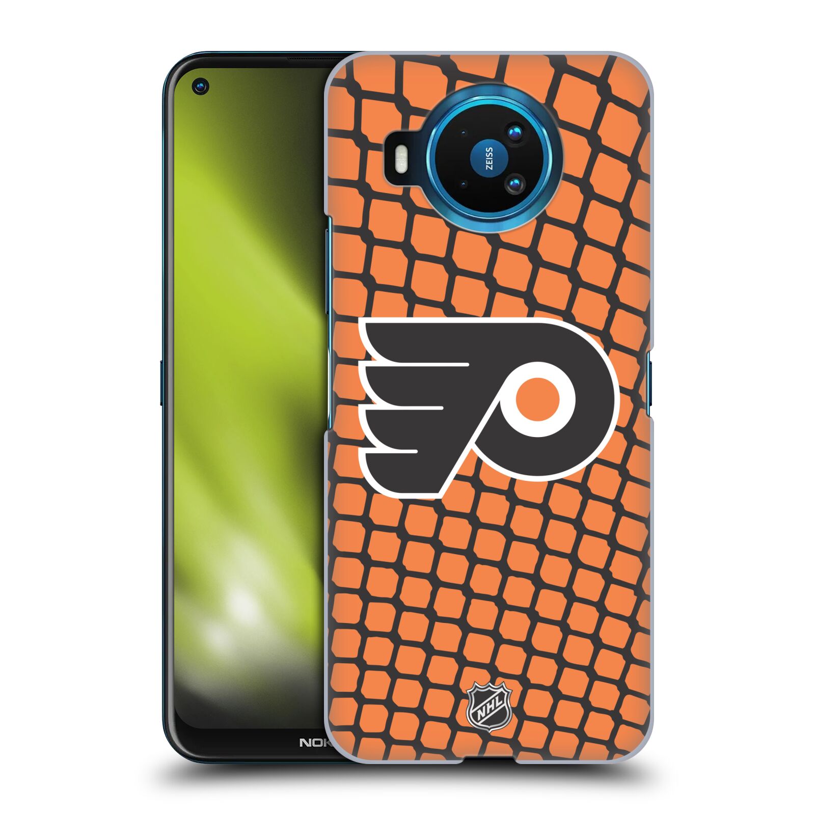 Pouzdro na mobil NOKIA 8.3 - HEAD CASE - Hokej NHL - Philadelphia Flyers - Znak v brance