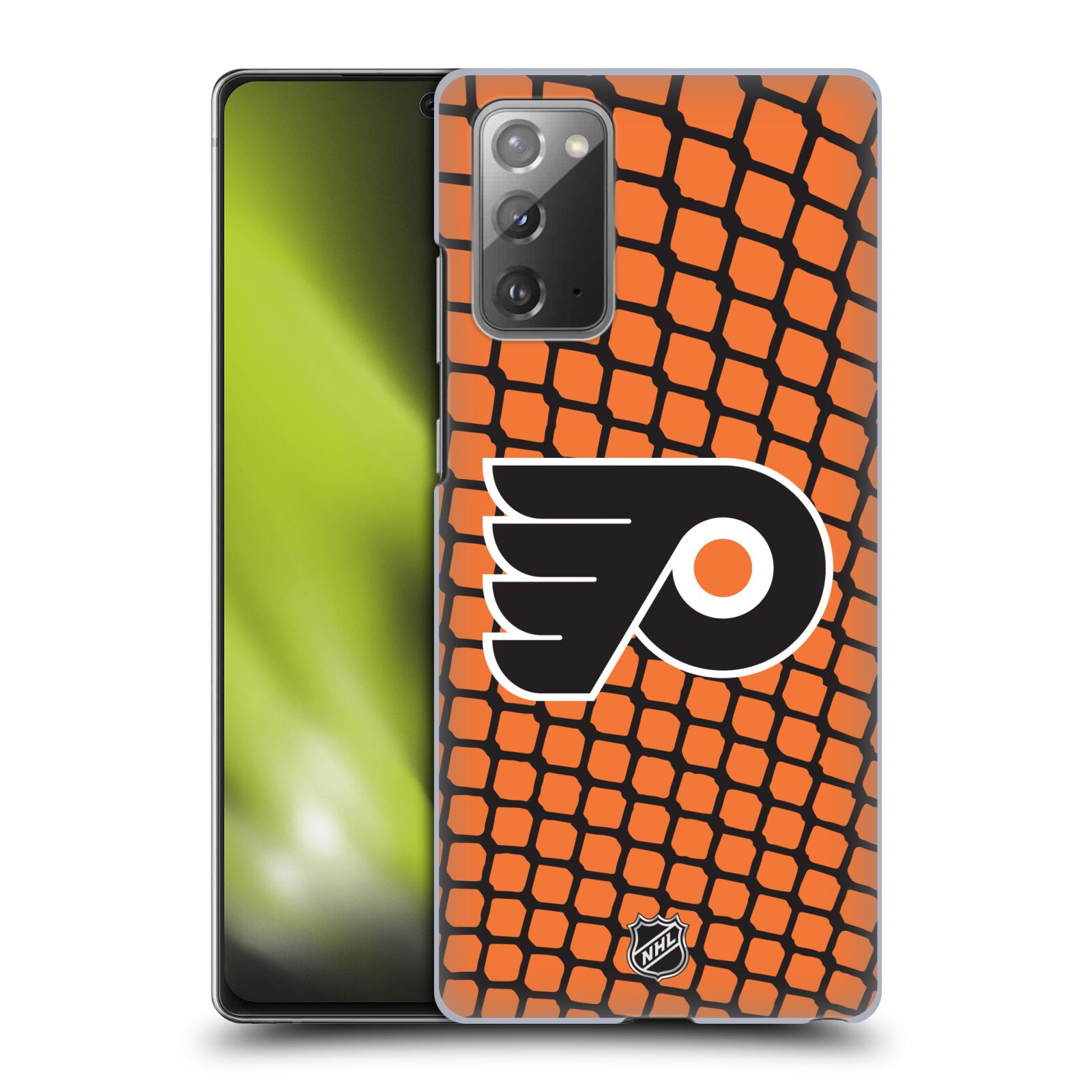 Pouzdro na mobil Samsung Galaxy Note 20 - HEAD CASE - Hokej NHL - Philadelphia Flyers - Znak v brance