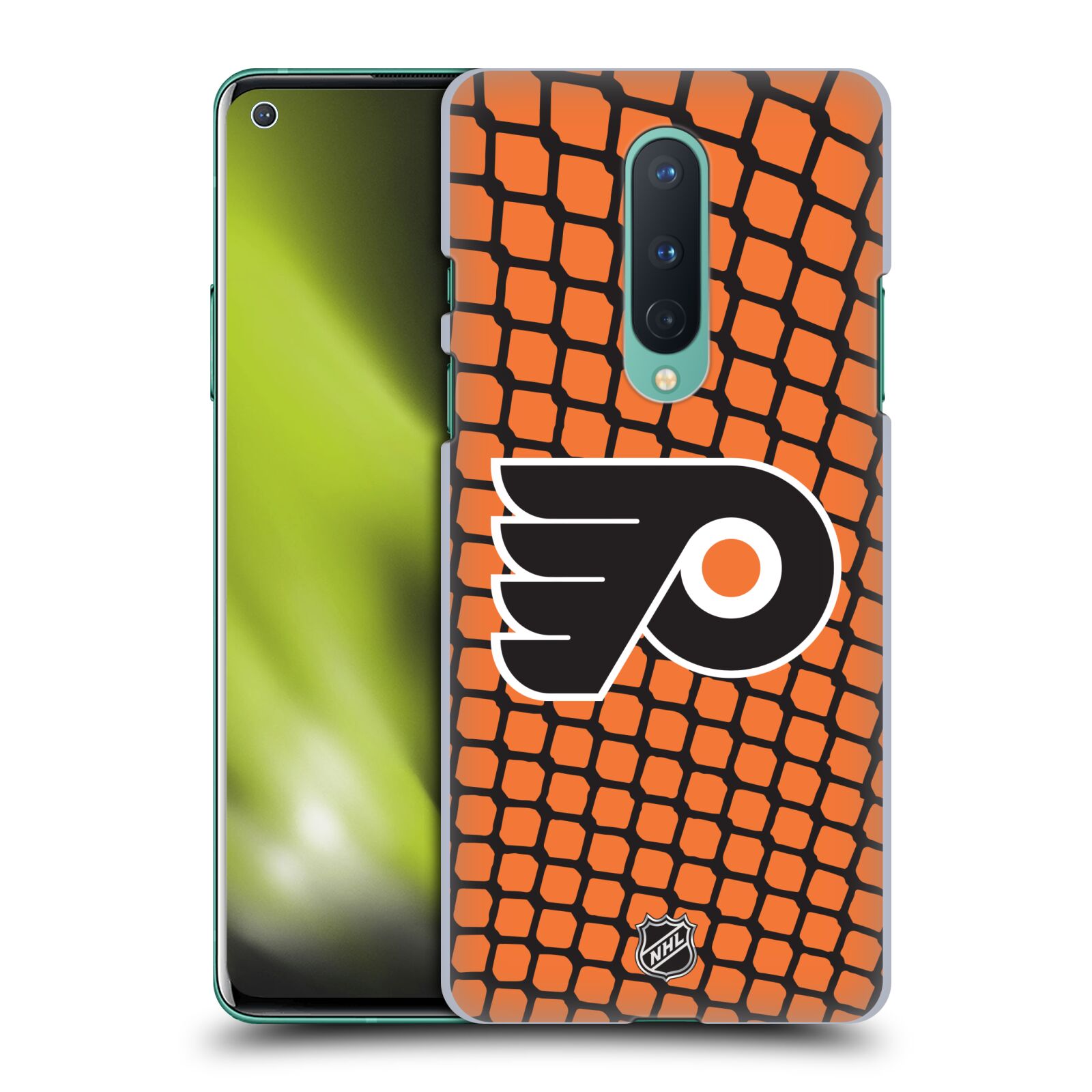 Pouzdro na mobil OnePlus 8 5G - HEAD CASE - Hokej NHL - Philadelphia Flyers - Znak v brance