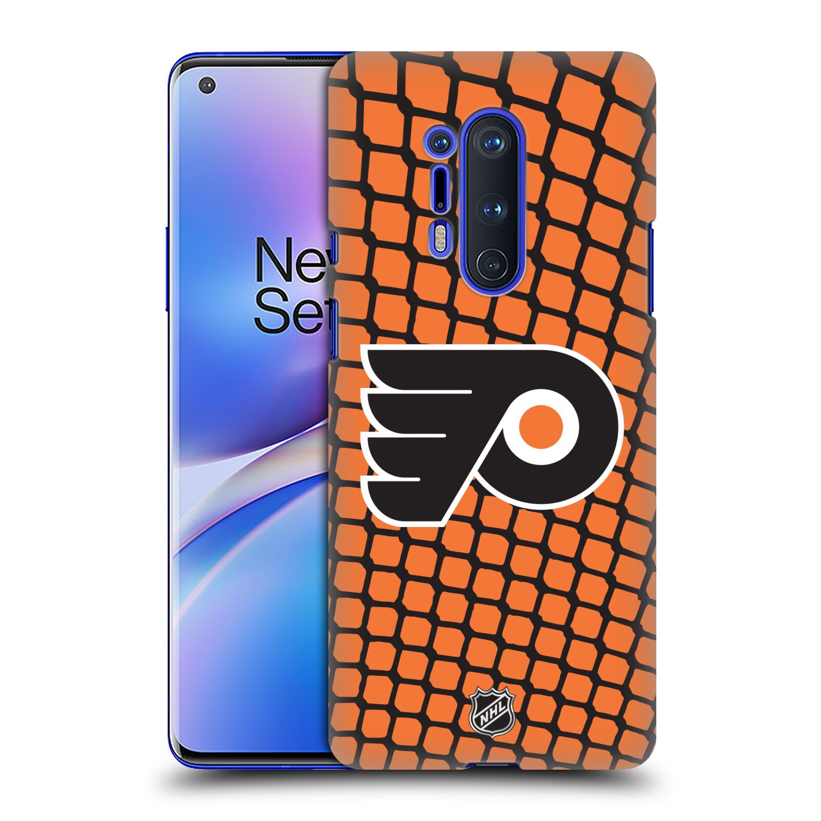 Pouzdro na mobil OnePlus 8 PRO 5G - HEAD CASE - Hokej NHL - Philadelphia Flyers - Znak v brance
