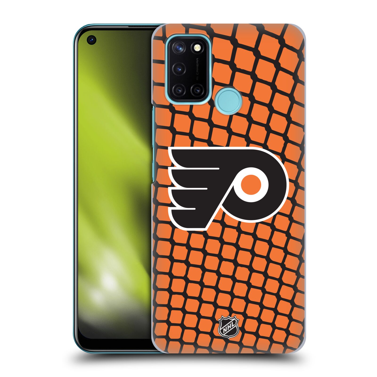 Pouzdro na mobil Realme 7i / Realme C17 - HEAD CASE - Hokej NHL - Philadelphia Flyers - Znak v brance