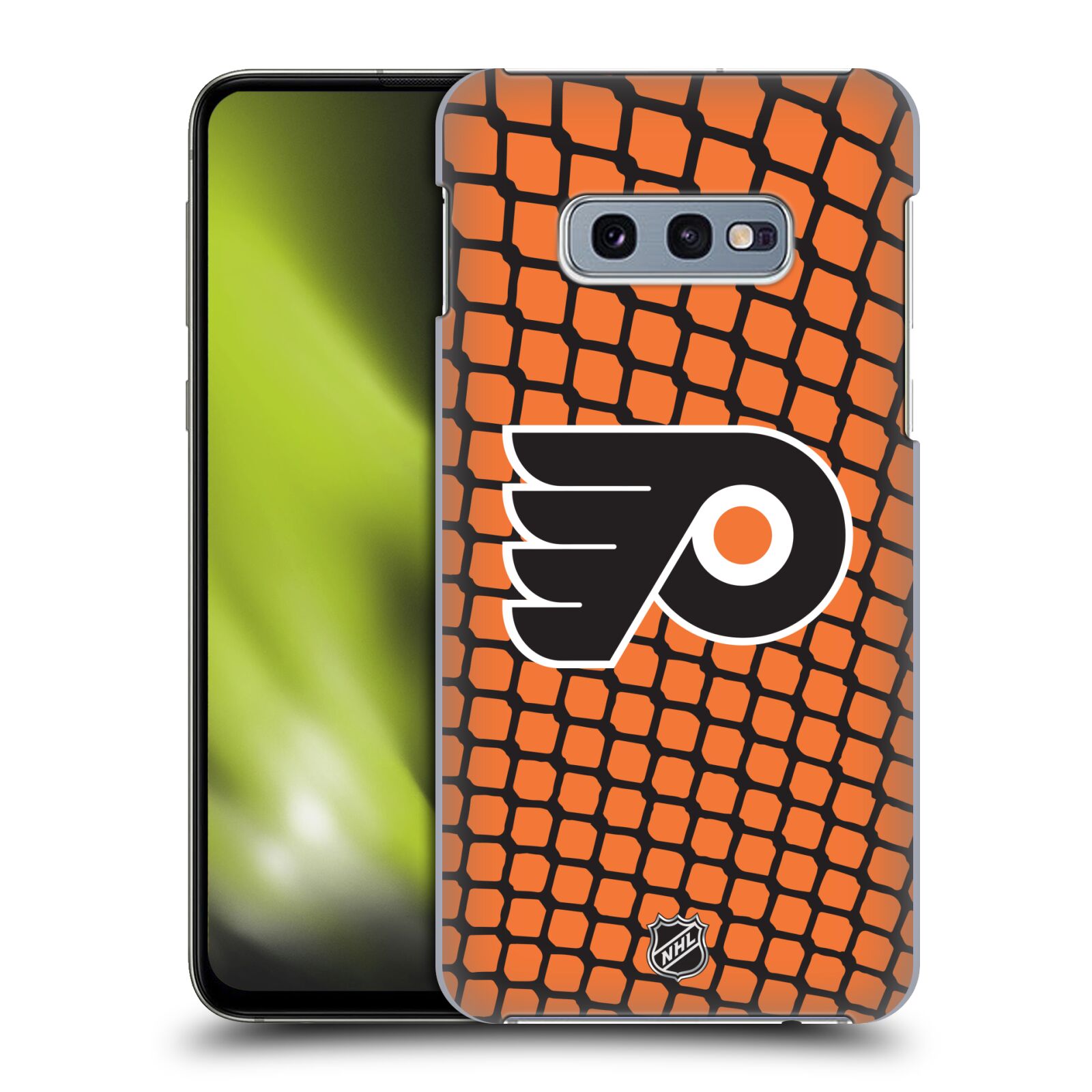 Pouzdro na mobil Samsung Galaxy S10e - HEAD CASE - Hokej NHL - Philadelphia Flyers - Znak v brance
