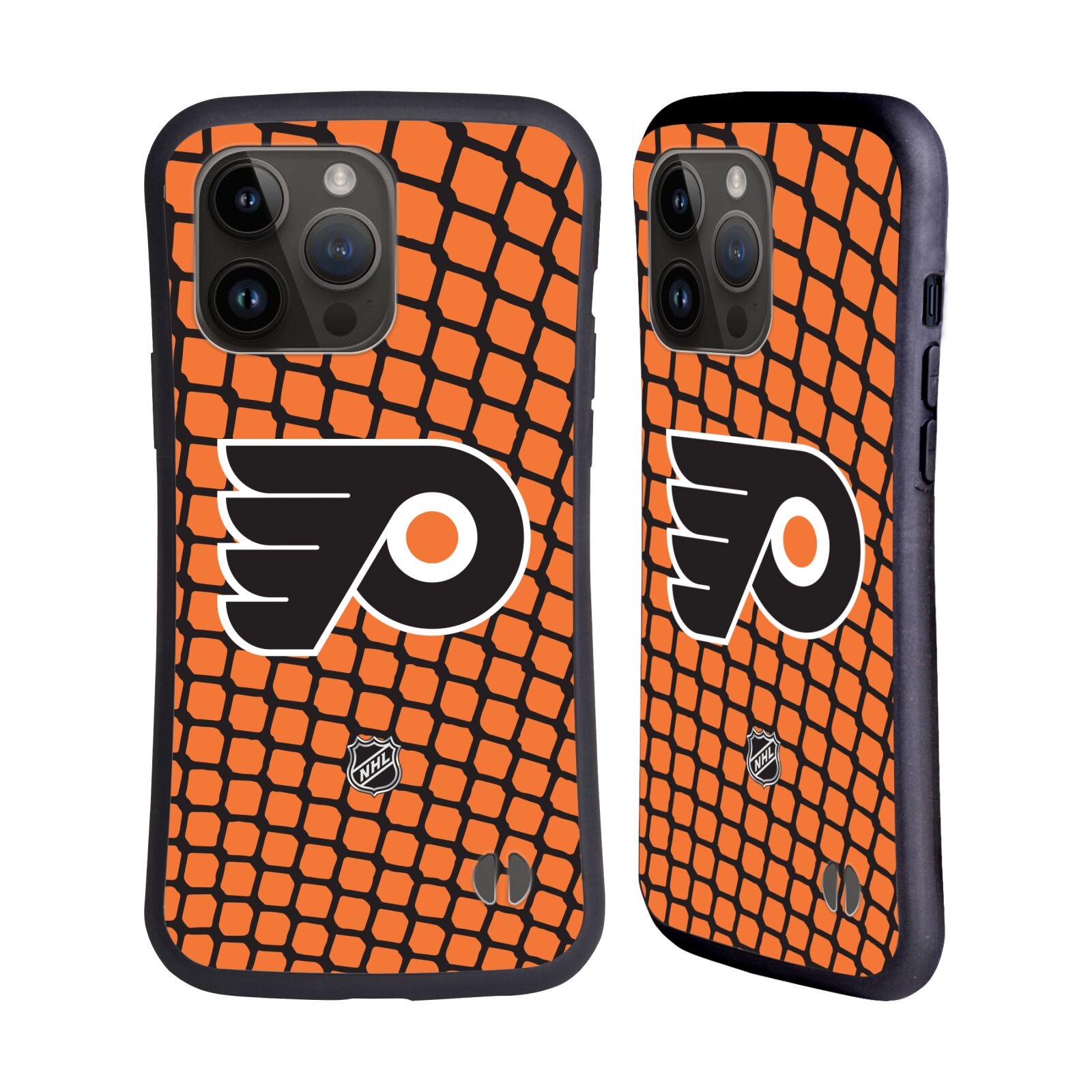 Obal na mobil Apple iPhone 15 PRO MAX - HEAD CASE - NHL - Philadelphia Flyers znak v síti