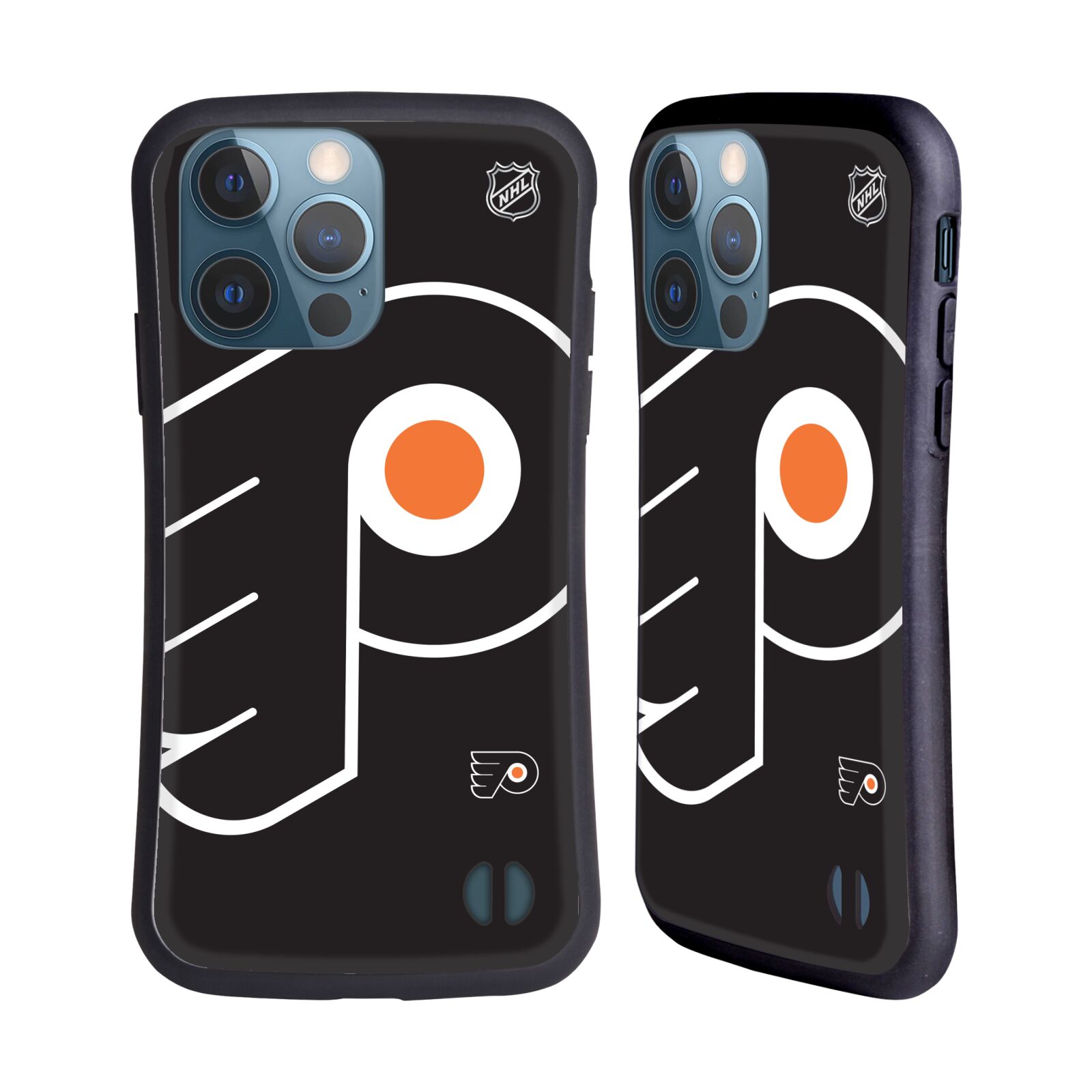 Obal na mobil Apple iPhone 13 PRO - HEAD CASE - NHL - Philadelphia Flyers velký znak