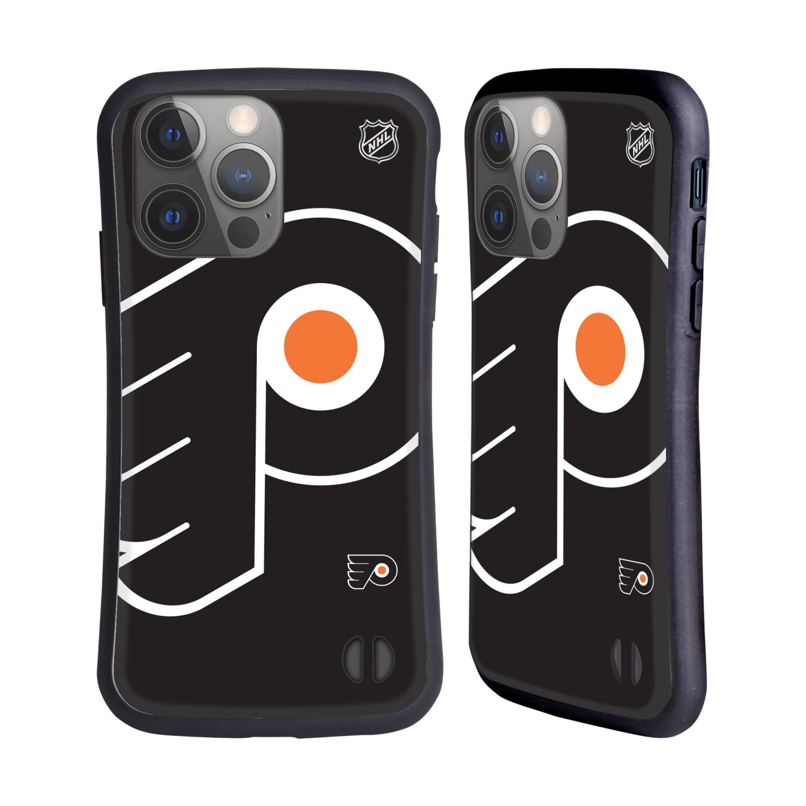 Obal na mobil Apple iPhone 14 PRO - HEAD CASE - NHL - Philadelphia Flyers velký znak