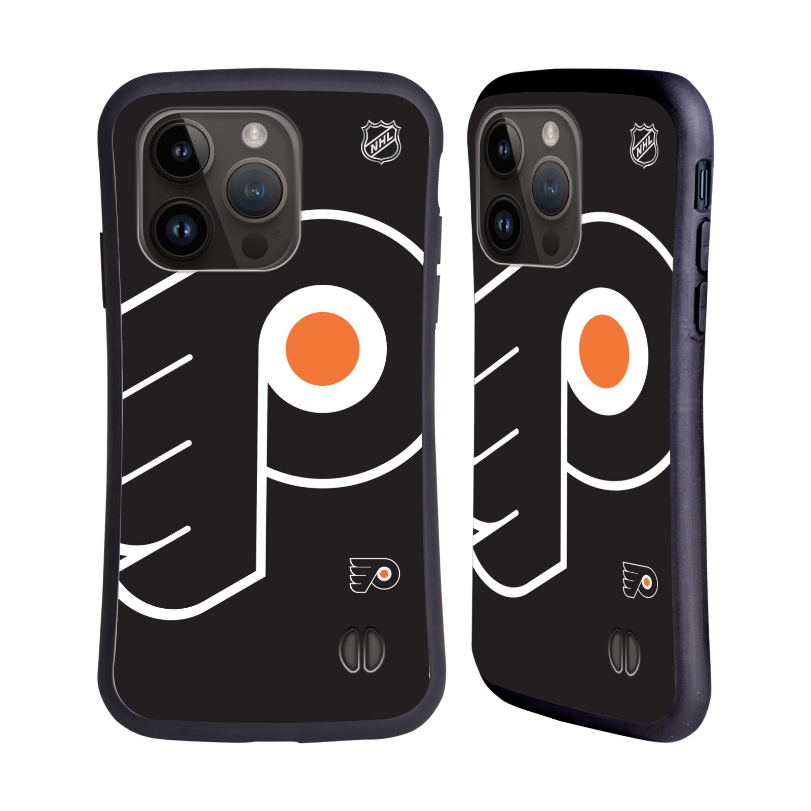 Obal na mobil Apple iPhone 15 PRO - HEAD CASE - NHL - Philadelphia Flyers velký znak