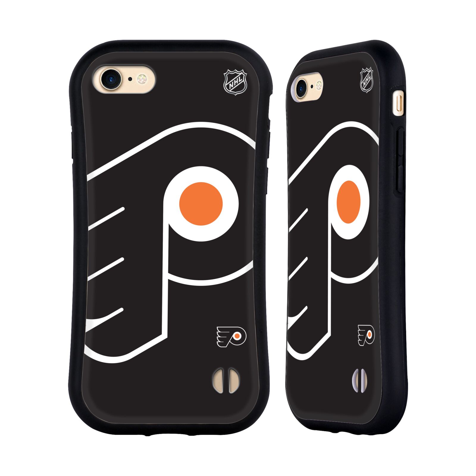 Obal na mobil Apple iPhone 7/8, SE 2020 - HEAD CASE - NHL - Philadelphia Flyers velký znak