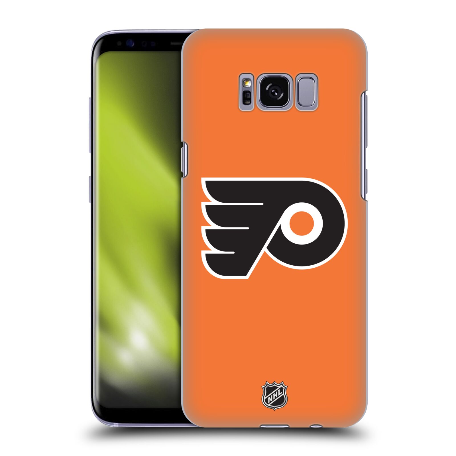 Pouzdro na mobil Samsung Galaxy S8 - HEAD CASE - Hokej NHL - Philadelphia Flyers - Znak oranžová