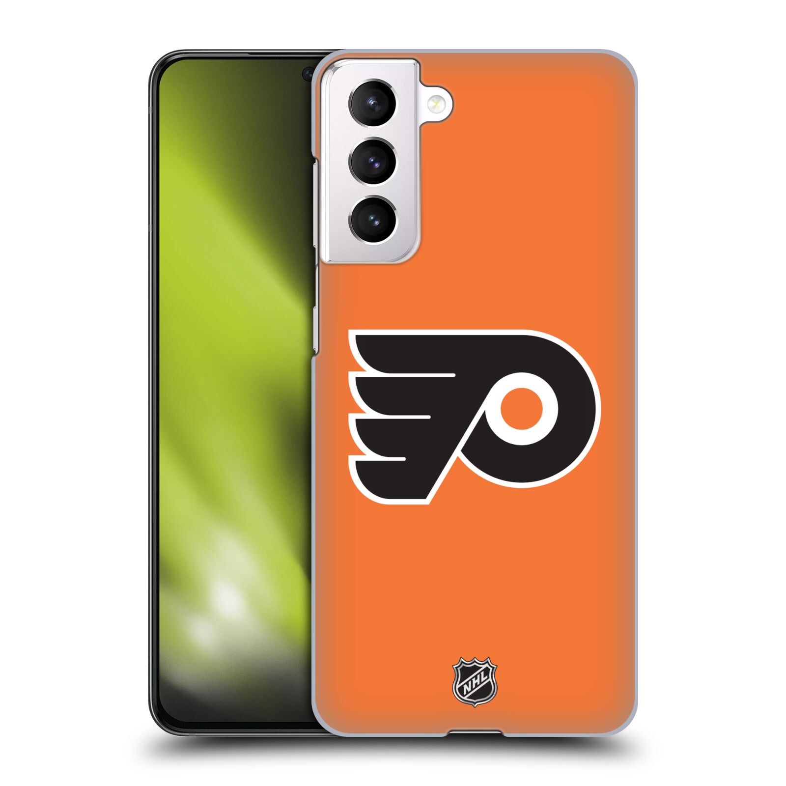 Pouzdro na mobil Samsung Galaxy S21 5G - HEAD CASE - Hokej NHL - Philadelphia Flyers - Znak oranžová