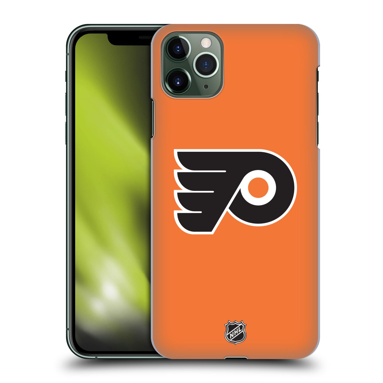 Pouzdro na mobil Apple Iphone 11 PRO MAX - HEAD CASE - Hokej NHL - Philadelphia Flyers - Znak oranžová