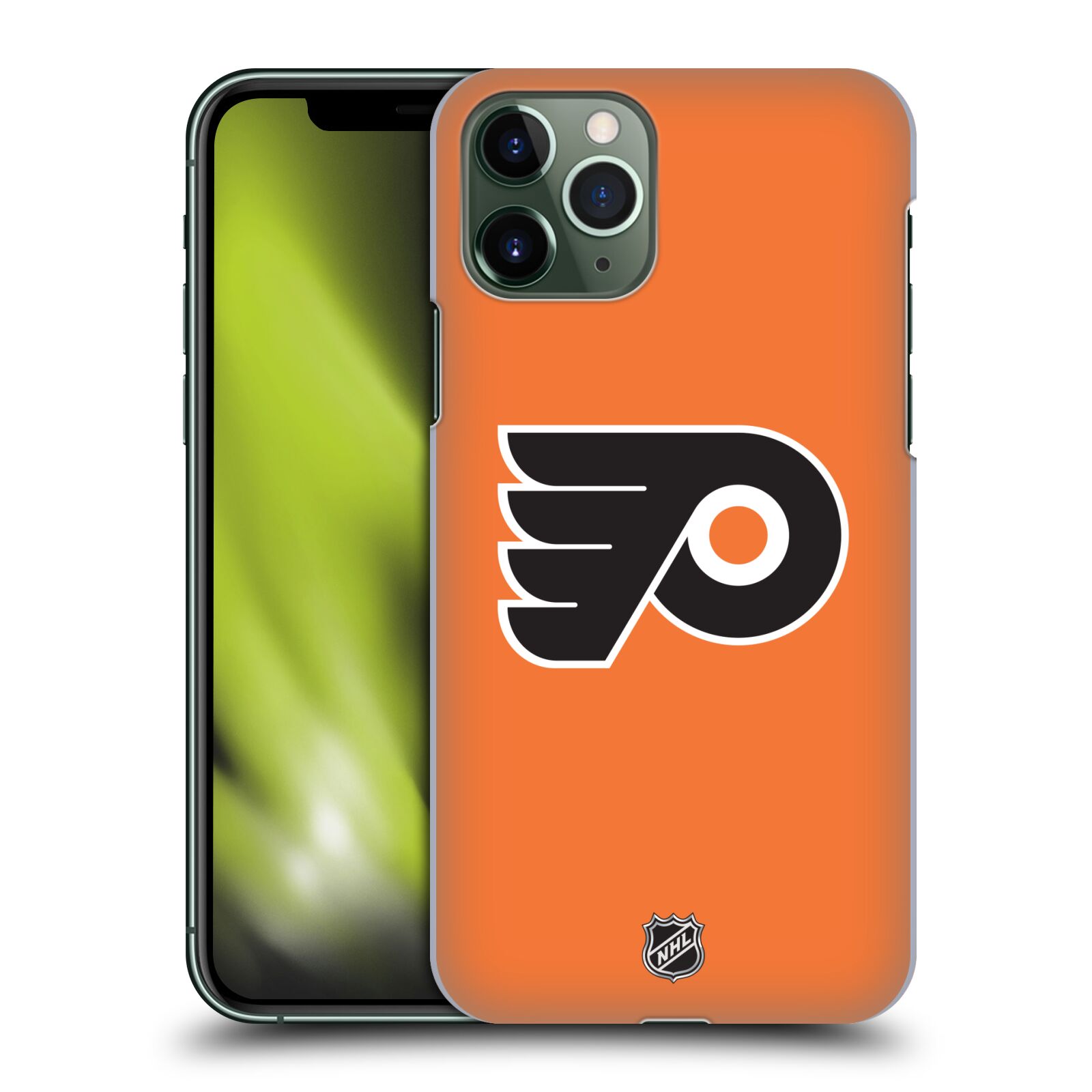 Pouzdro na mobil Apple Iphone 11 PRO - HEAD CASE - Hokej NHL - Philadelphia Flyers - Znak oranžová