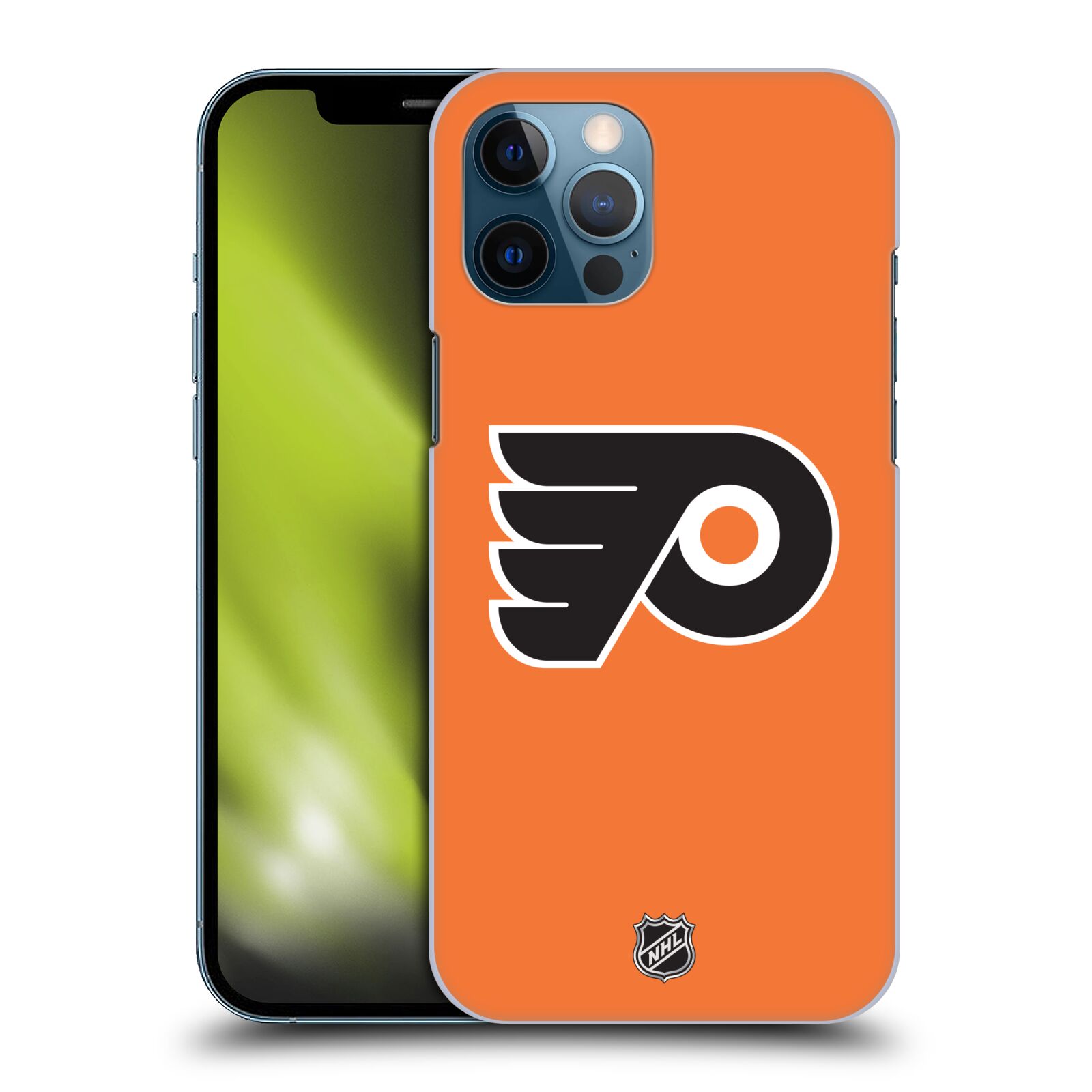 Pouzdro na mobil Apple Iphone 12 PRO MAX - HEAD CASE - Hokej NHL - Philadelphia Flyers - Znak oranžová