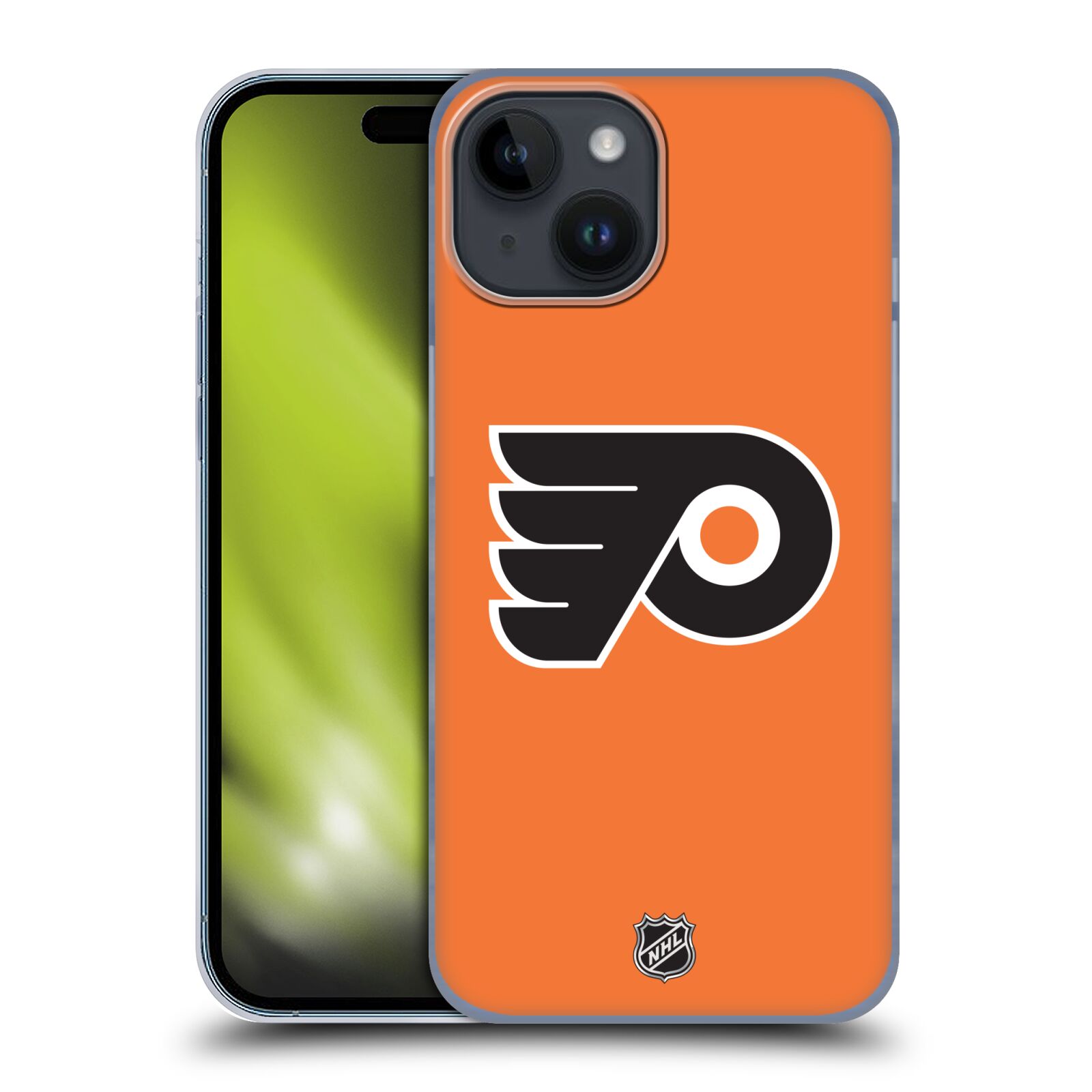 Plastový obal HEAD CASE na mobil Apple Iphone 15  Hokej NHL - Pittsburgh Penguins - černé pozadí znak