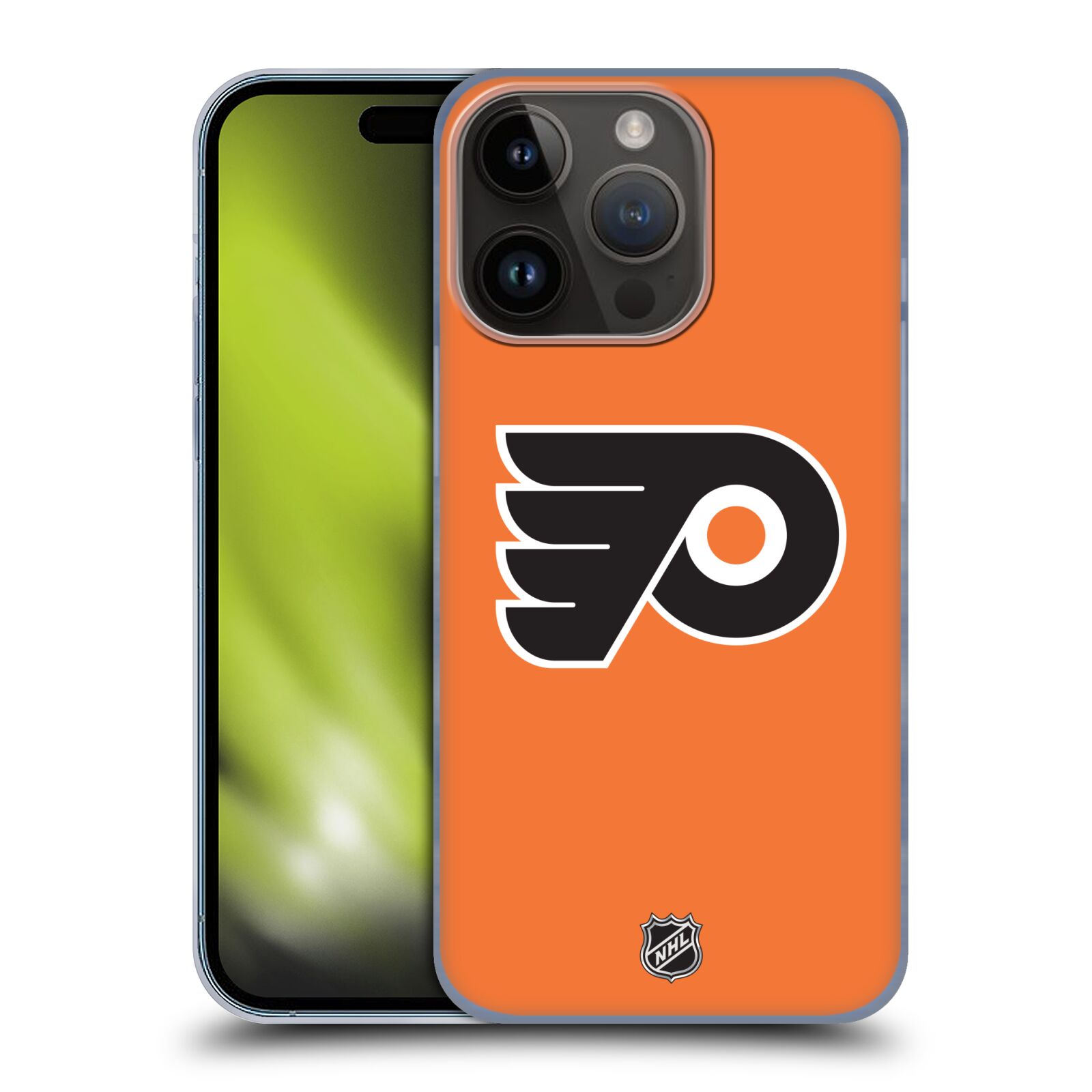Plastový obal HEAD CASE na mobil Apple Iphone 15 Pro  Hokej NHL - Pittsburgh Penguins - černé pozadí znak