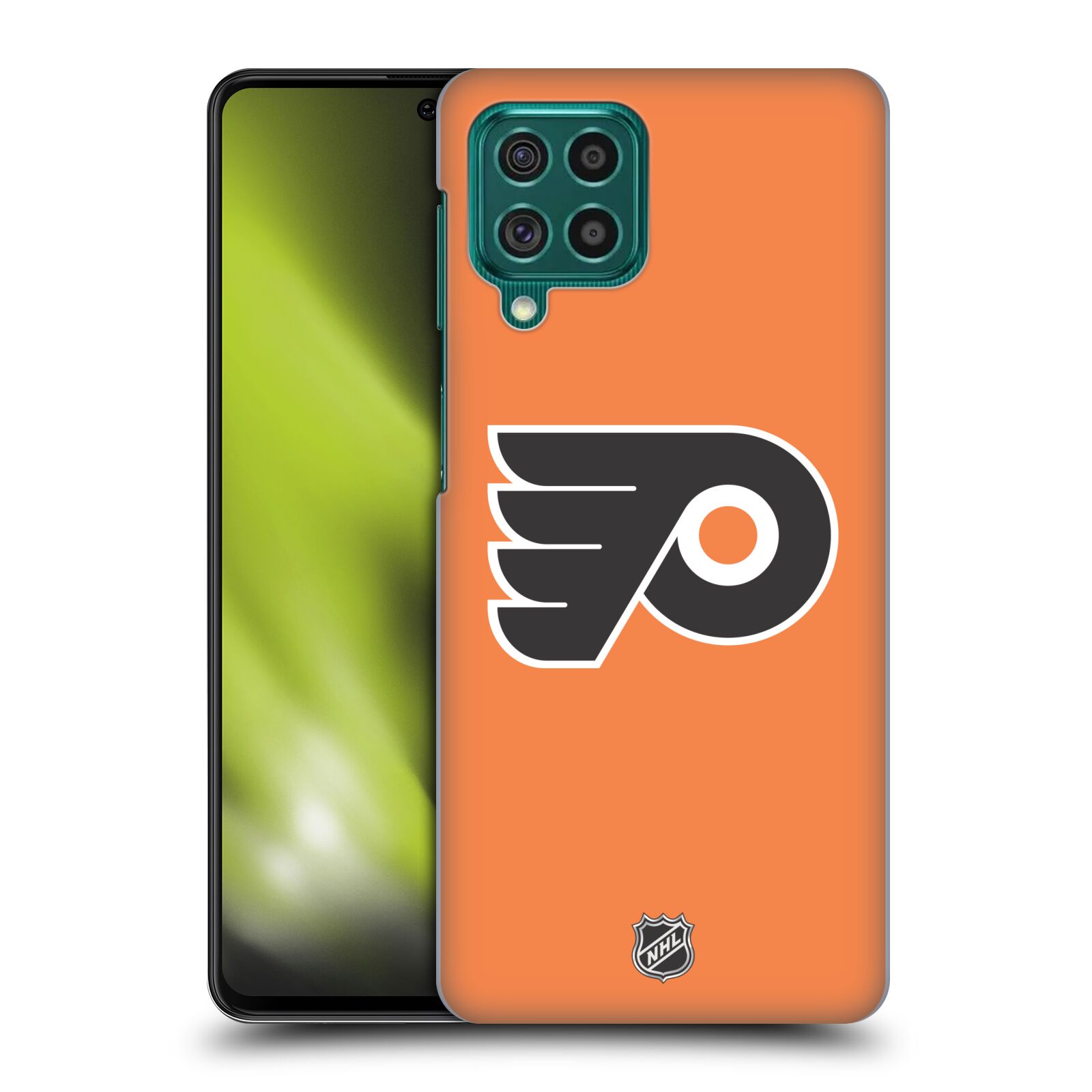 Pouzdro na mobil Samsung Galaxy M62 - HEAD CASE - Hokej NHL - Philadelphia Flyers - Znak oranžová