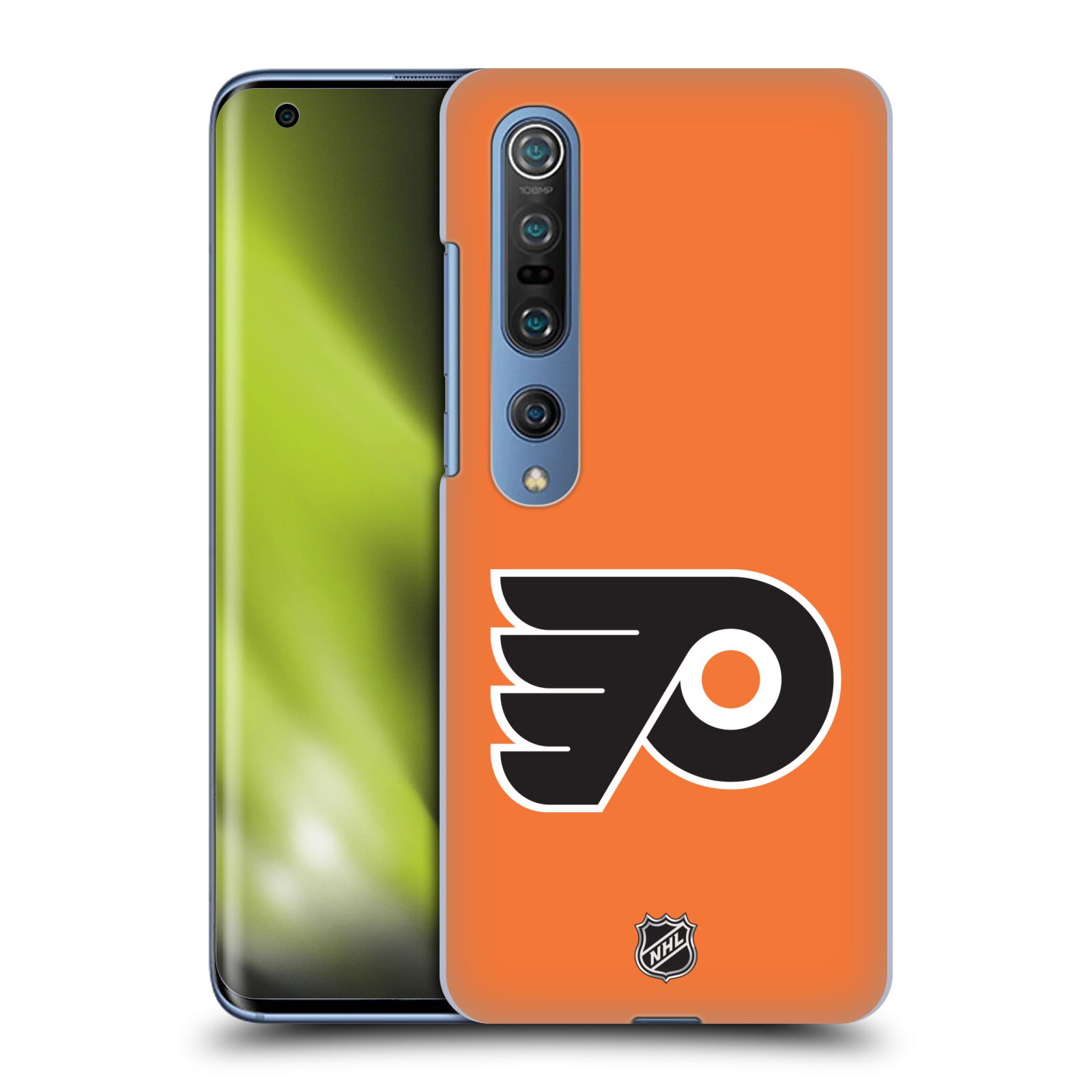 Pouzdro na mobil Xiaomi  Mi 10 5G / Mi 10 5G PRO - HEAD CASE - Hokej NHL - Philadelphia Flyers - Znak oranžová