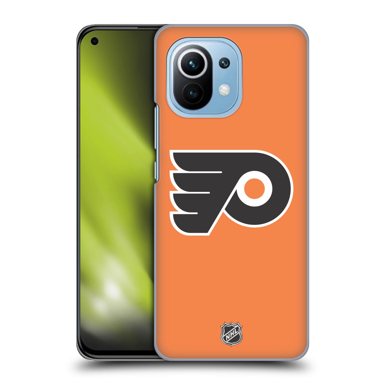 Pouzdro na mobil Xiaomi  Mi 11 - HEAD CASE - Hokej NHL - Philadelphia Flyers - Znak oranžová