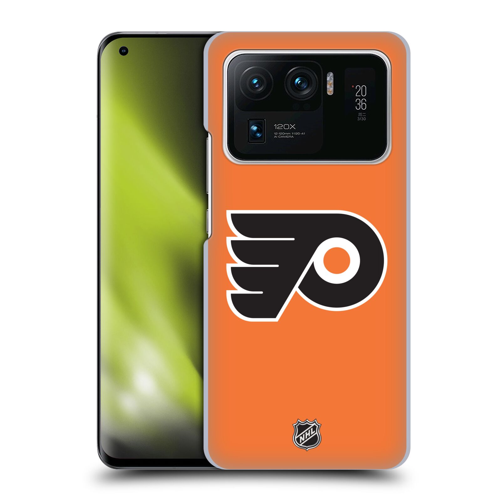 Pouzdro na mobil Xiaomi  Mi 11 ULTRA - HEAD CASE - Hokej NHL - Philadelphia Flyers - Znak oranžová