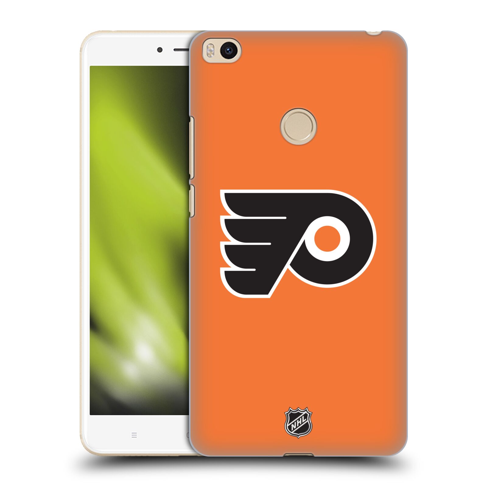 Pouzdro na mobil Xiaomi Mi Max 2 - HEAD CASE - Hokej NHL - Philadelphia Flyers - Znak oranžová