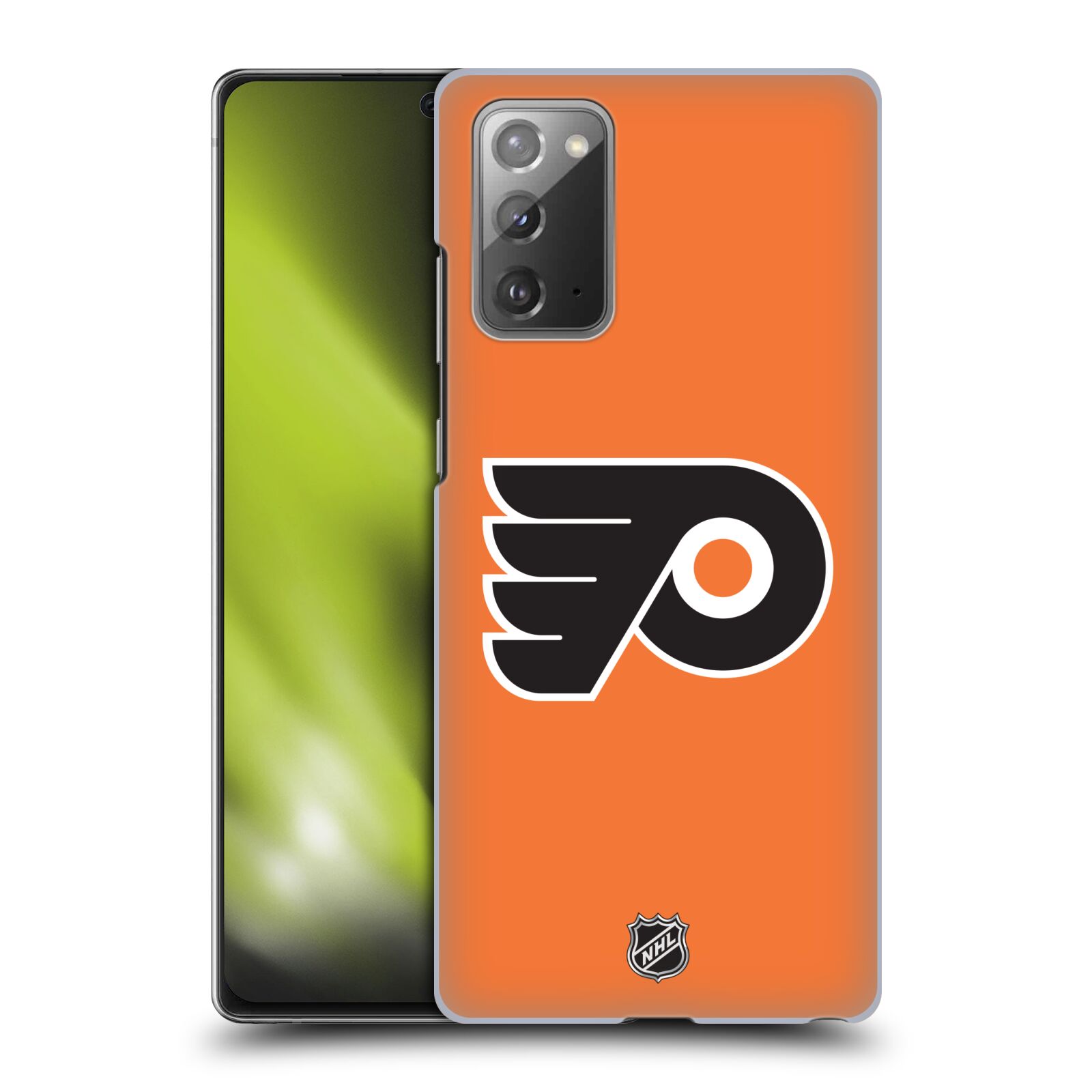 Pouzdro na mobil Samsung Galaxy Note 20 - HEAD CASE - Hokej NHL - Philadelphia Flyers - Znak oranžová
