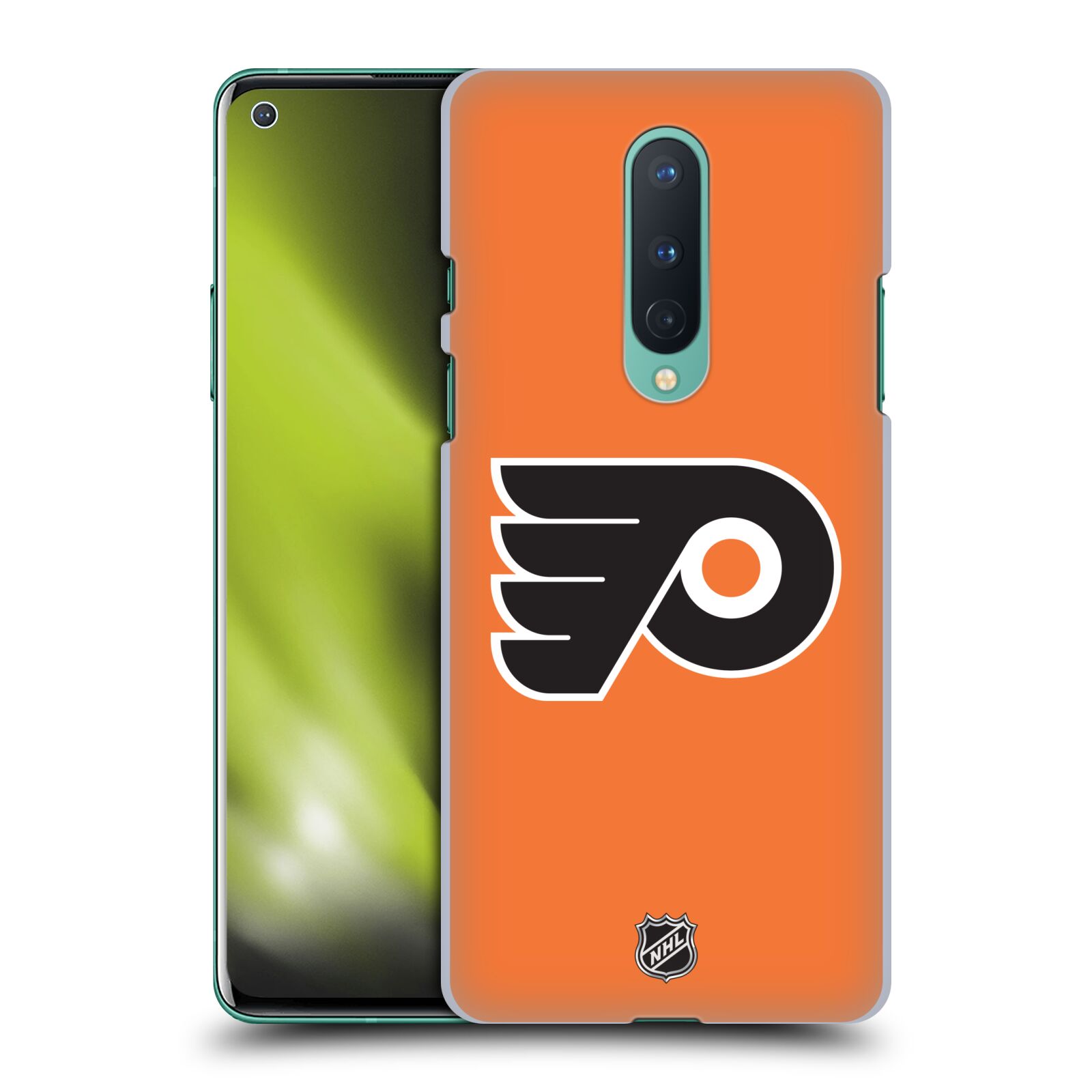 Pouzdro na mobil OnePlus 8 5G - HEAD CASE - Hokej NHL - Philadelphia Flyers - Znak oranžová
