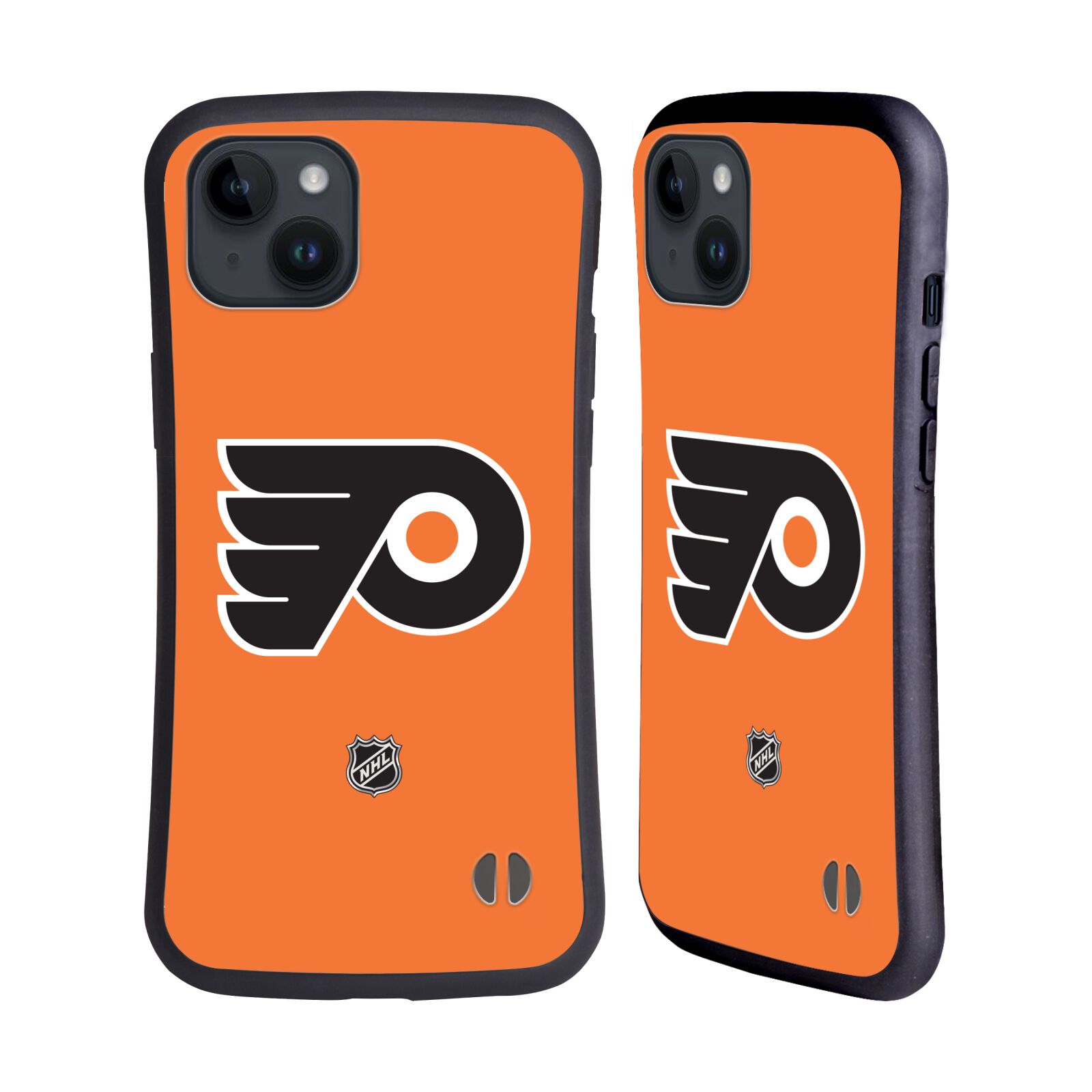 Obal na mobil Apple iPhone 15 PLUS - HEAD CASE - NHL - Philadelphia Flyers čistý znak
