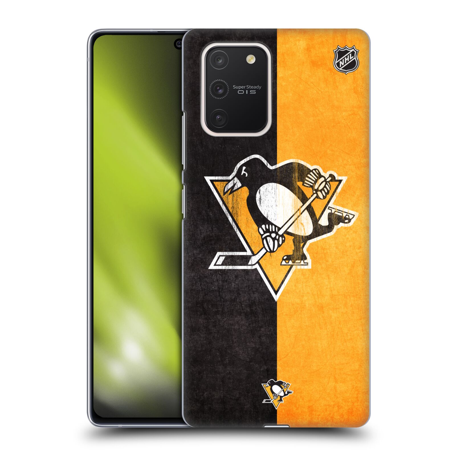 Pouzdro na mobil Samsung Galaxy S10 LITE - HEAD CASE - Hokej NHL - Pittsburgh Penguins - Znak oldschool