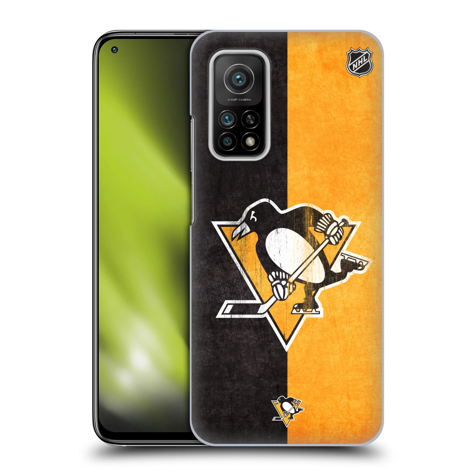 Pouzdro na mobil Xiaomi  Mi 10T / Mi 10T PRO - HEAD CASE - Hokej NHL - Pittsburgh Penguins - Znak oldschool