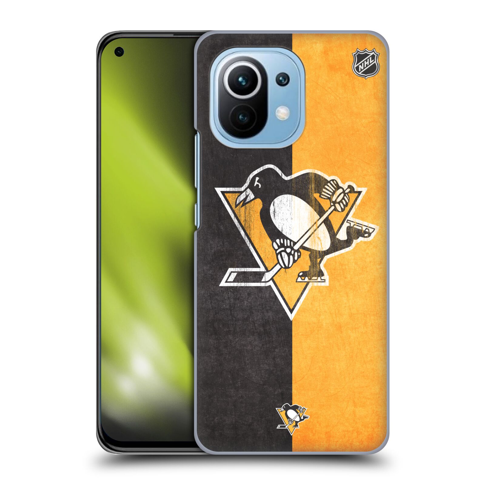 Pouzdro na mobil Xiaomi  Mi 11 - HEAD CASE - Hokej NHL - Pittsburgh Penguins - Znak oldschool