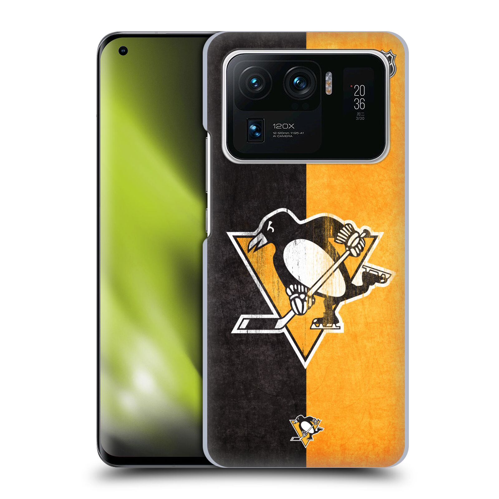 Pouzdro na mobil Xiaomi  Mi 11 ULTRA - HEAD CASE - Hokej NHL - Pittsburgh Penguins - Znak oldschool