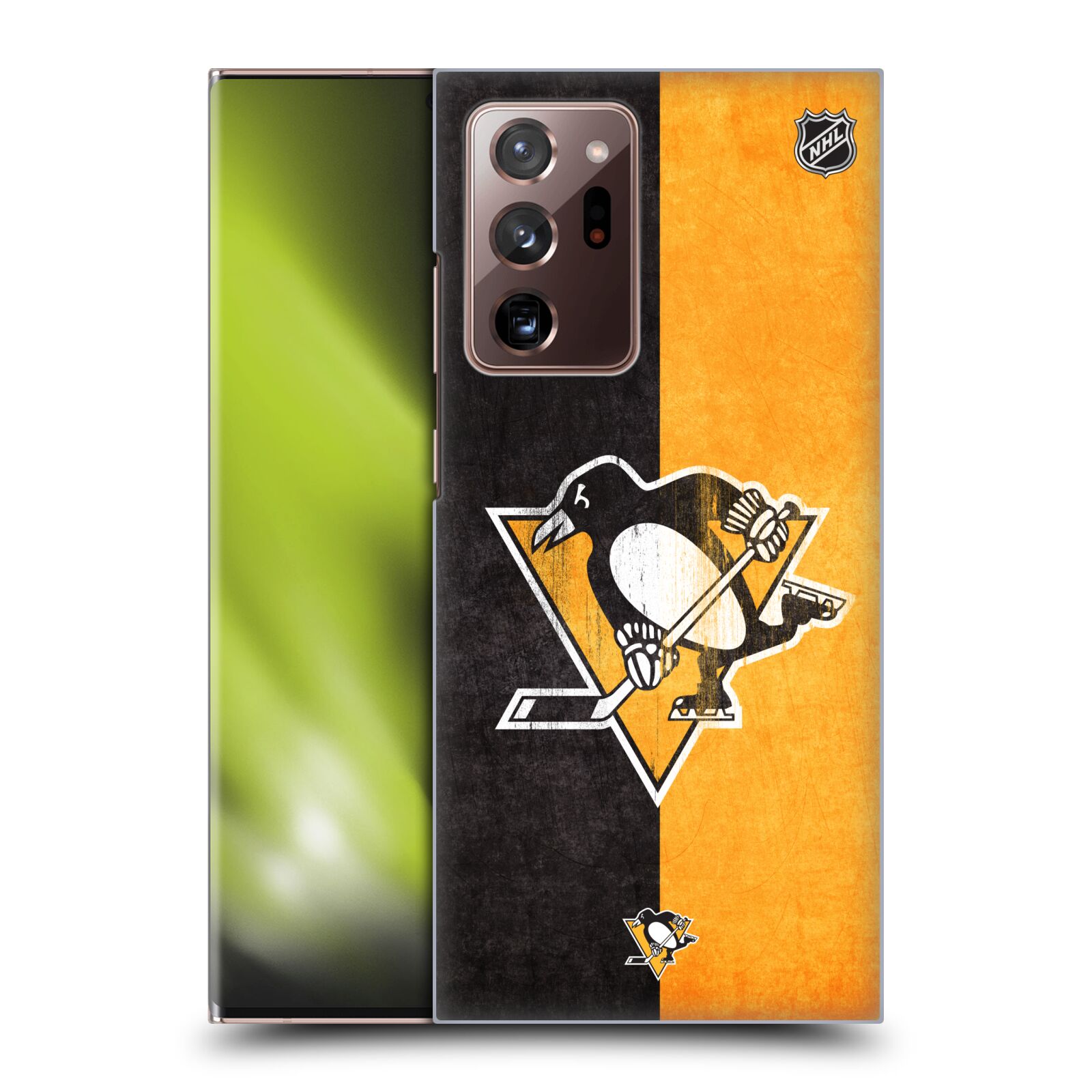 Pouzdro na mobil Samsung Galaxy Note 20 ULTRA - HEAD CASE - Hokej NHL - Pittsburgh Penguins - Znak oldschool