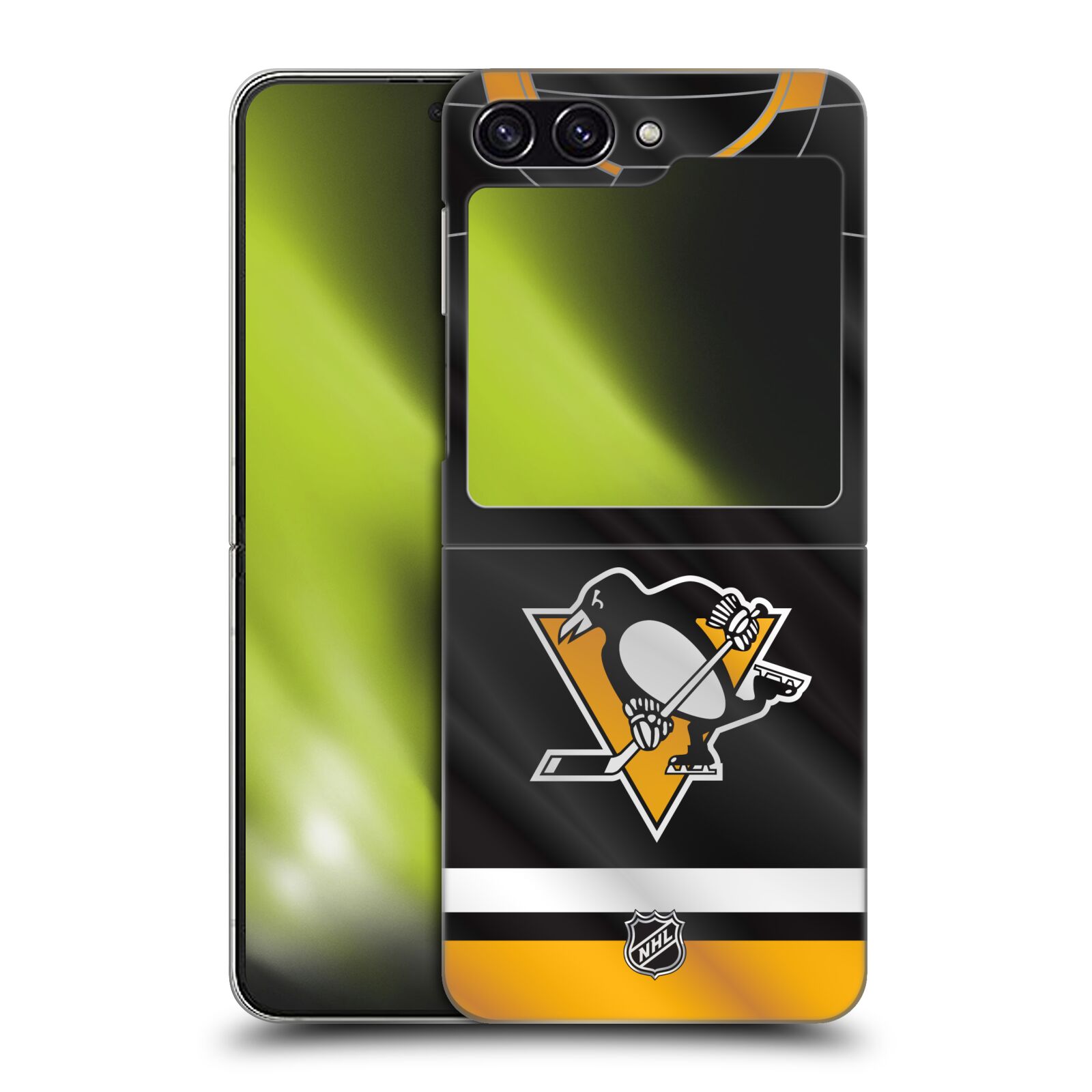 Plastový obal HEAD CASE na mobil Samsung Galaxy Z Flip 5  Hokej NHL - Pittsburgh Penguins - Dres