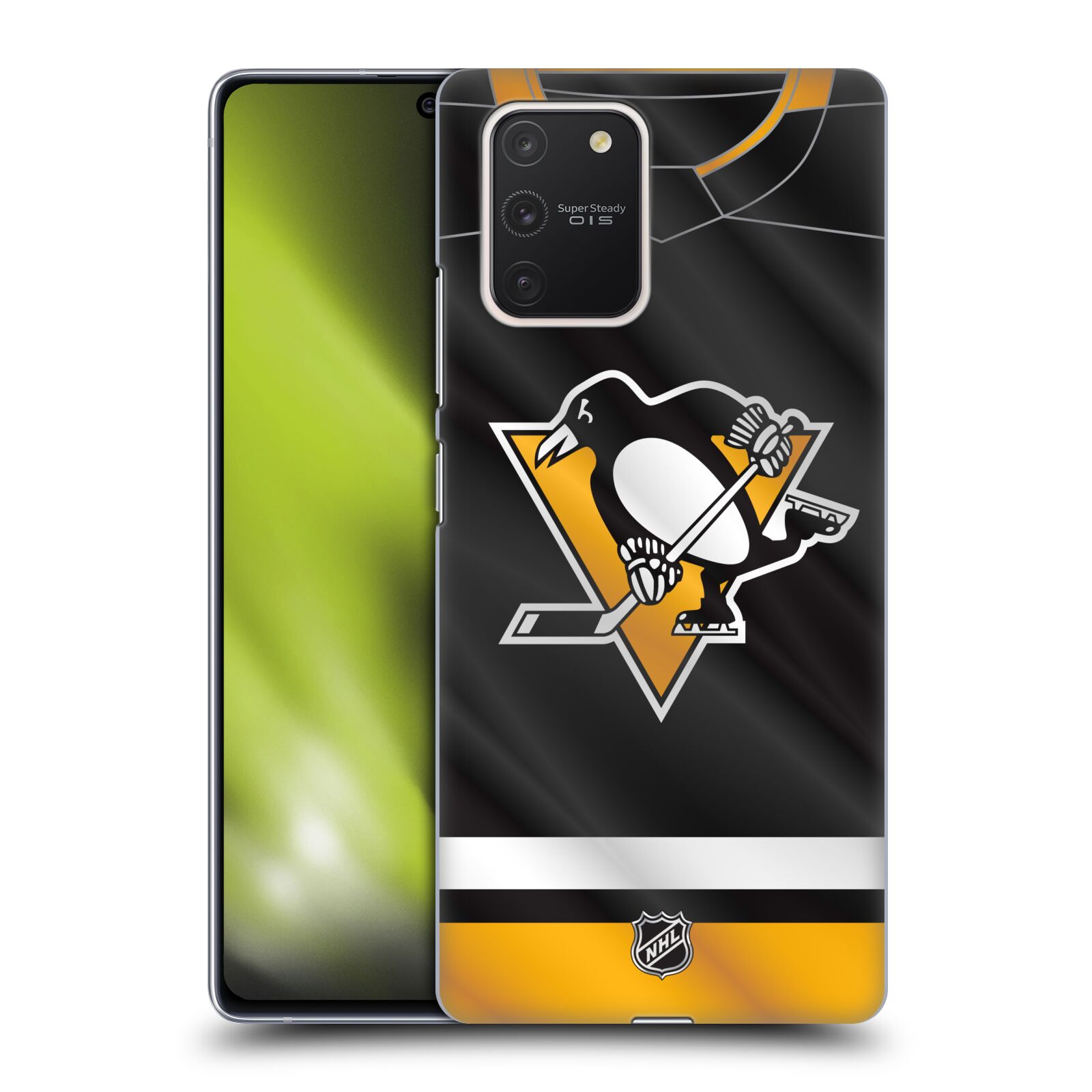 Pouzdro na mobil Samsung Galaxy S10 LITE - HEAD CASE - Hokej NHL - Pittsburgh Penguins - Dres