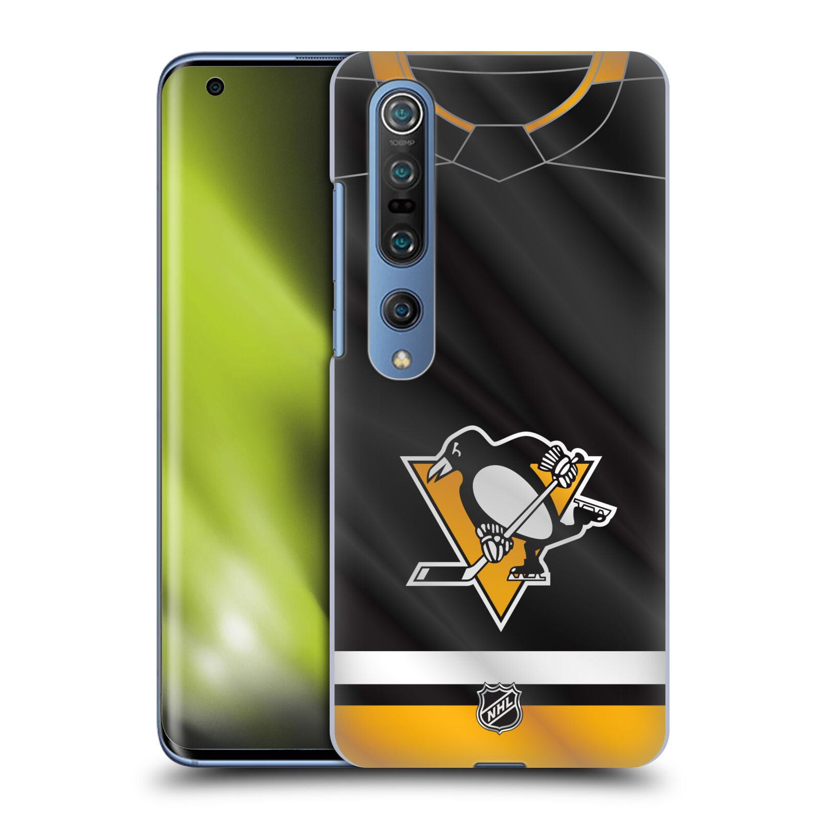 Pouzdro na mobil Xiaomi  Mi 10 5G / Mi 10 5G PRO - HEAD CASE - Hokej NHL - Pittsburgh Penguins - Dres