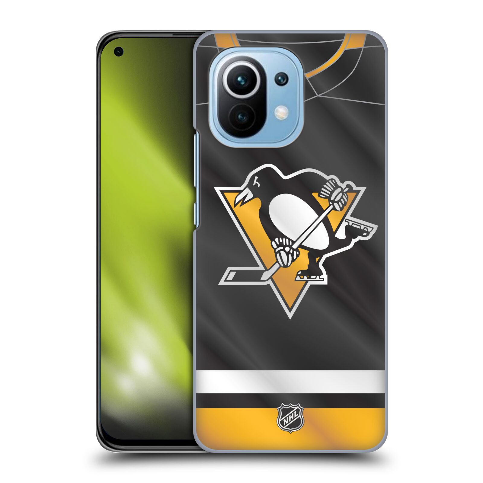 Pouzdro na mobil Xiaomi  Mi 11 - HEAD CASE - Hokej NHL - Pittsburgh Penguins - Dres