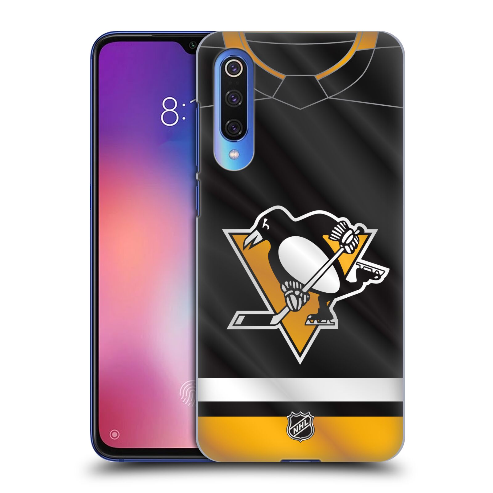 Pouzdro na mobil Xiaomi  Mi 9 SE - HEAD CASE - Hokej NHL - Pittsburgh Penguins - Dres