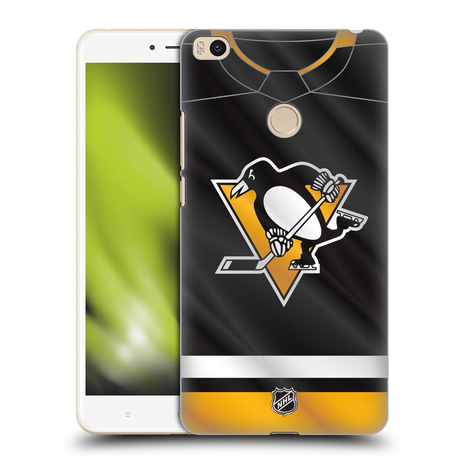 Pouzdro na mobil Xiaomi Mi Max 2 - HEAD CASE - Hokej NHL - Pittsburgh Penguins - Dres