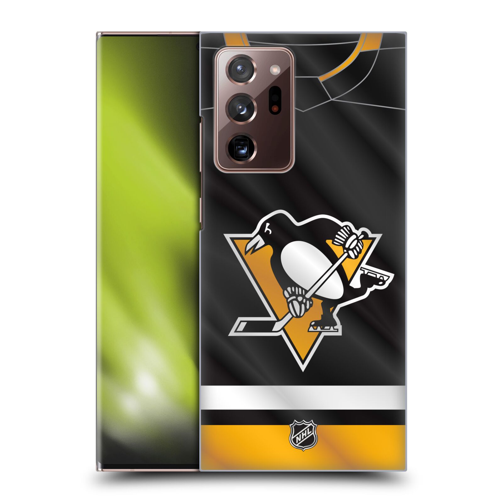 Pouzdro na mobil Samsung Galaxy Note 20 ULTRA - HEAD CASE - Hokej NHL - Pittsburgh Penguins - Dres