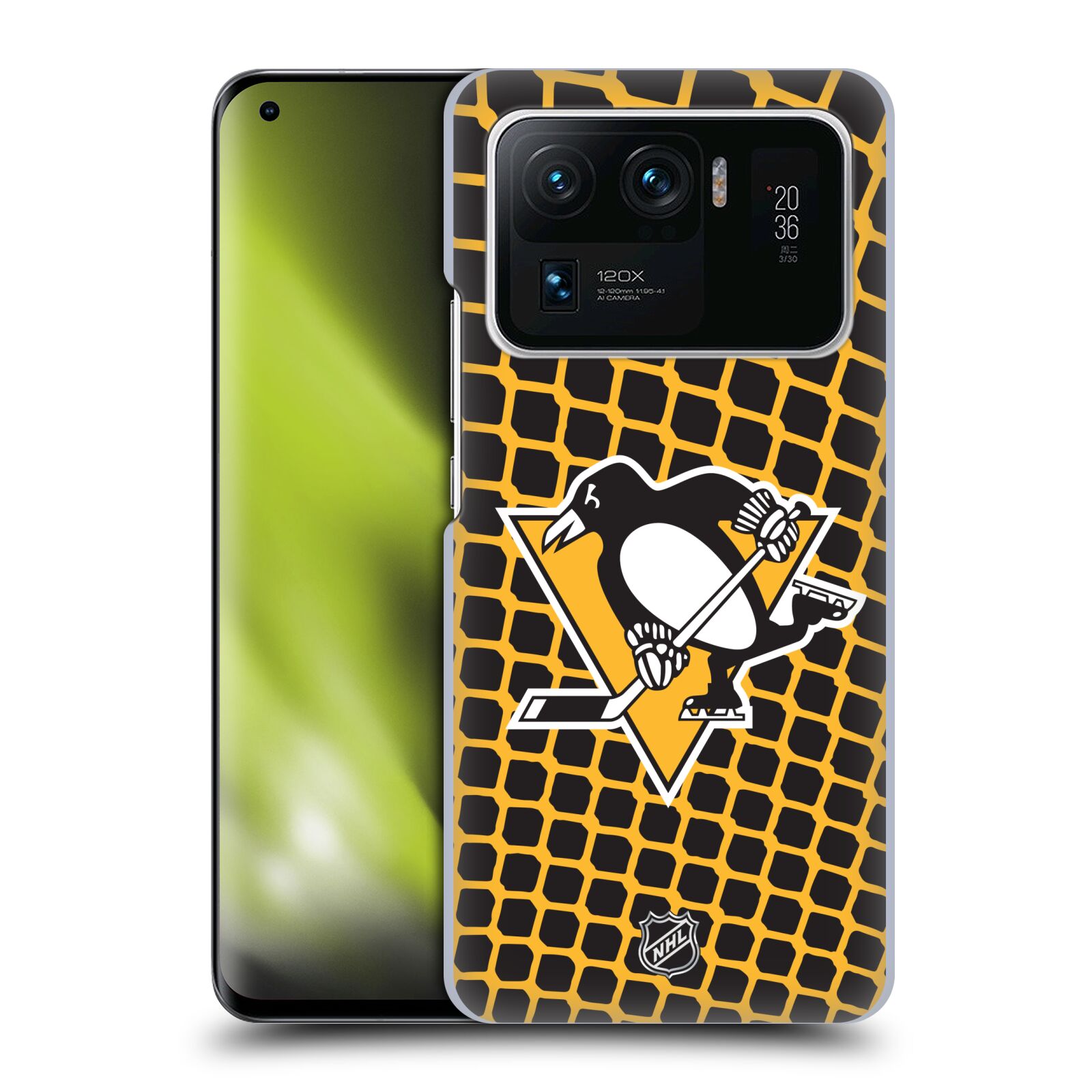 Pouzdro na mobil Xiaomi  Mi 11 ULTRA - HEAD CASE - Hokej NHL - Pittsburgh Penguins - Znak v brance