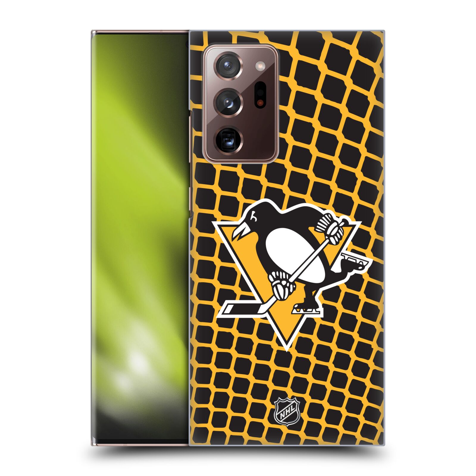 Pouzdro na mobil Samsung Galaxy Note 20 ULTRA - HEAD CASE - Hokej NHL - Pittsburgh Penguins - Znak v brance