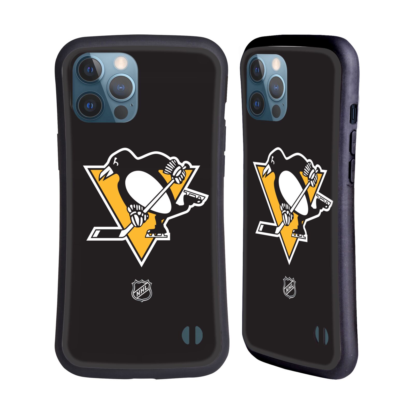 Obal na mobil Apple iPhone 12 PRO MAX - HEAD CASE - NHL - Pittsburgh Penguins čistý znak