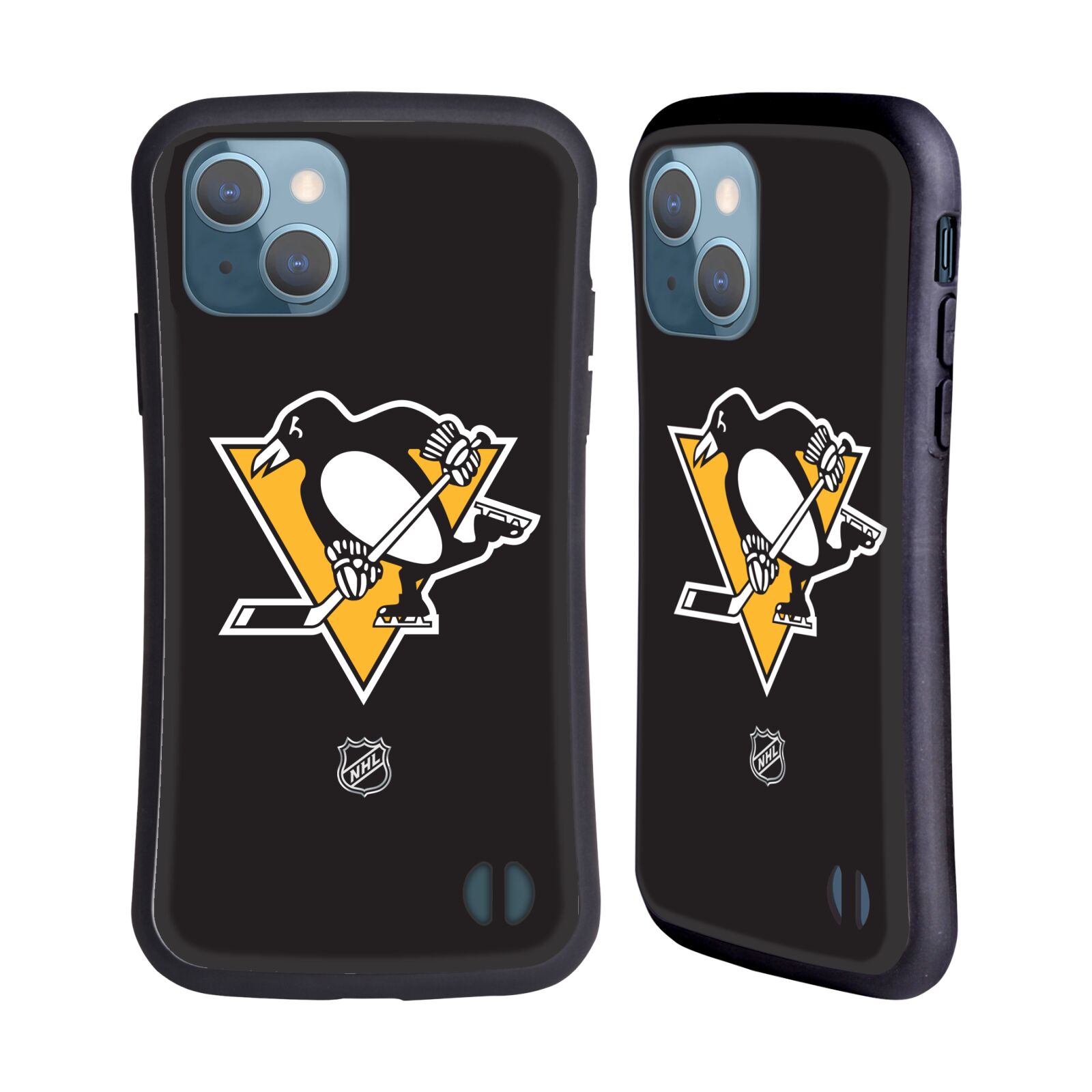 Obal na mobil Apple iPhone 13 - HEAD CASE - NHL - Pittsburgh Penguins čistý znak
