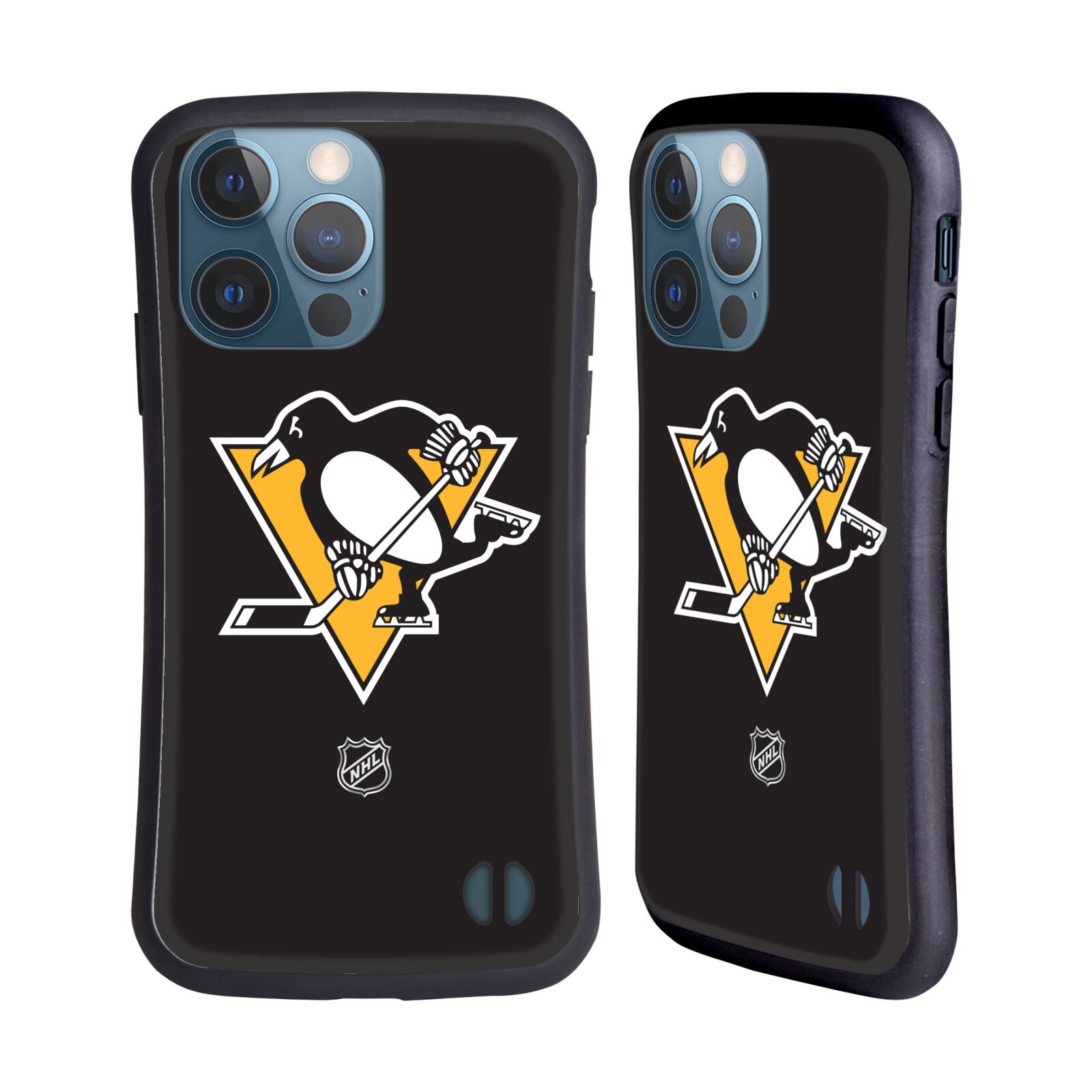 Obal na mobil Apple iPhone 13 PRO - HEAD CASE - NHL - Pittsburgh Penguins čistý znak